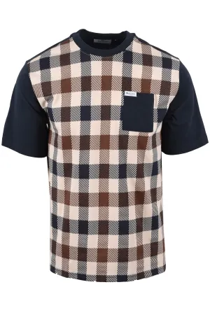 Aquascutum Marco Iconic Front Pocket T-shirt Navy