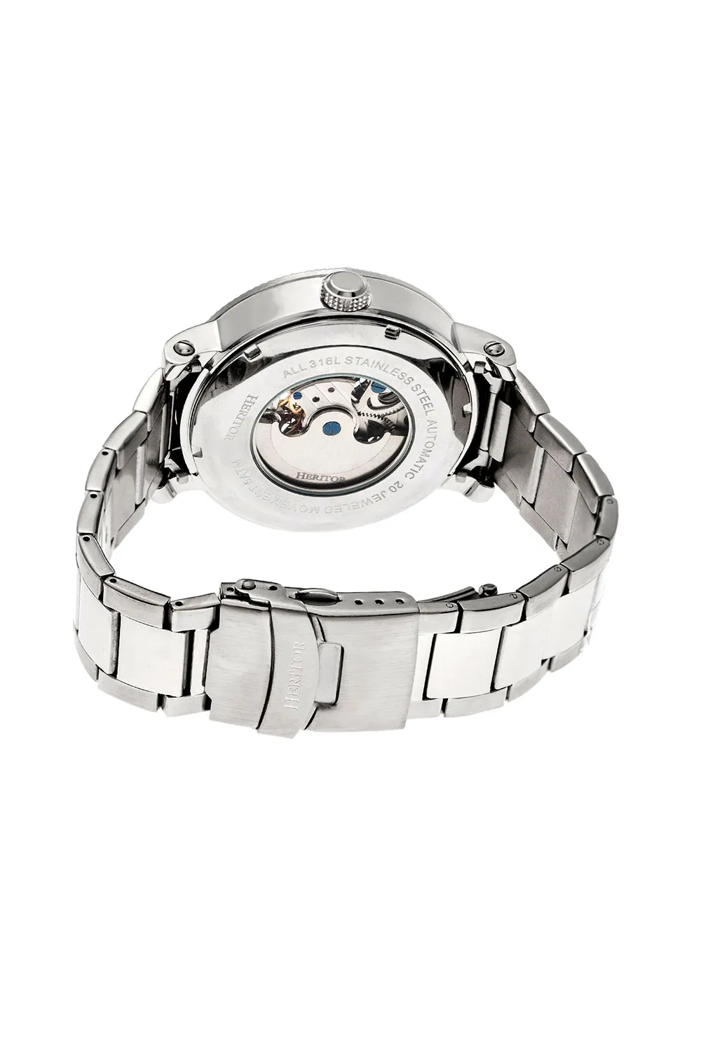 Aries Skeleton Dial Bracelet Watch