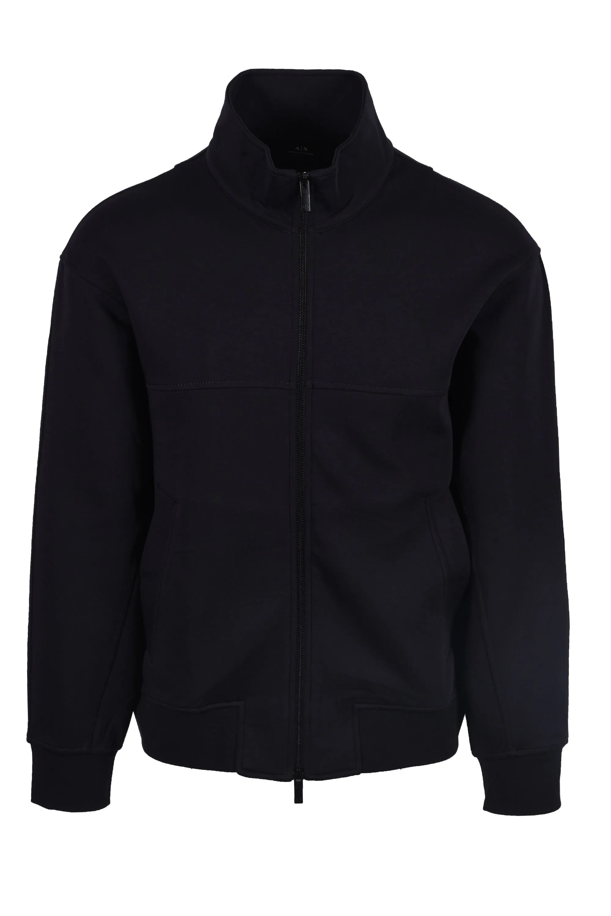 Armani Exchange Full Zip Sweatshirt Deep Navy
