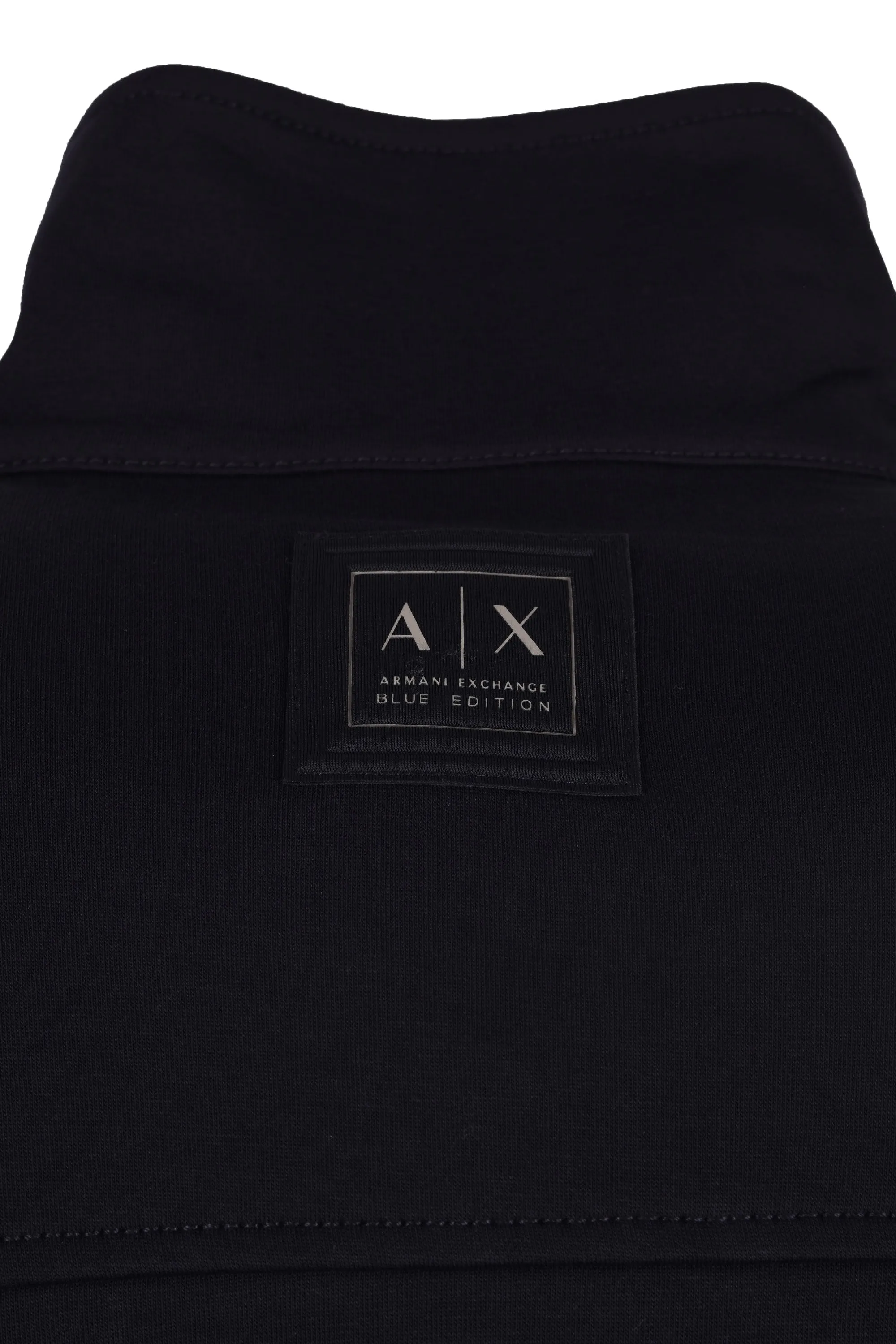 Armani Exchange Full Zip Sweatshirt Deep Navy