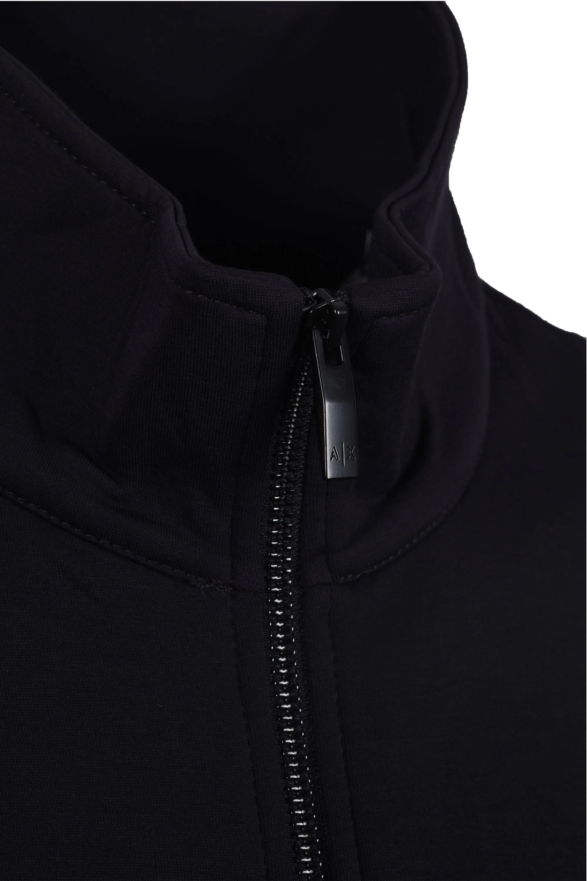 Armani Exchange Full Zip Sweatshirt Deep Navy