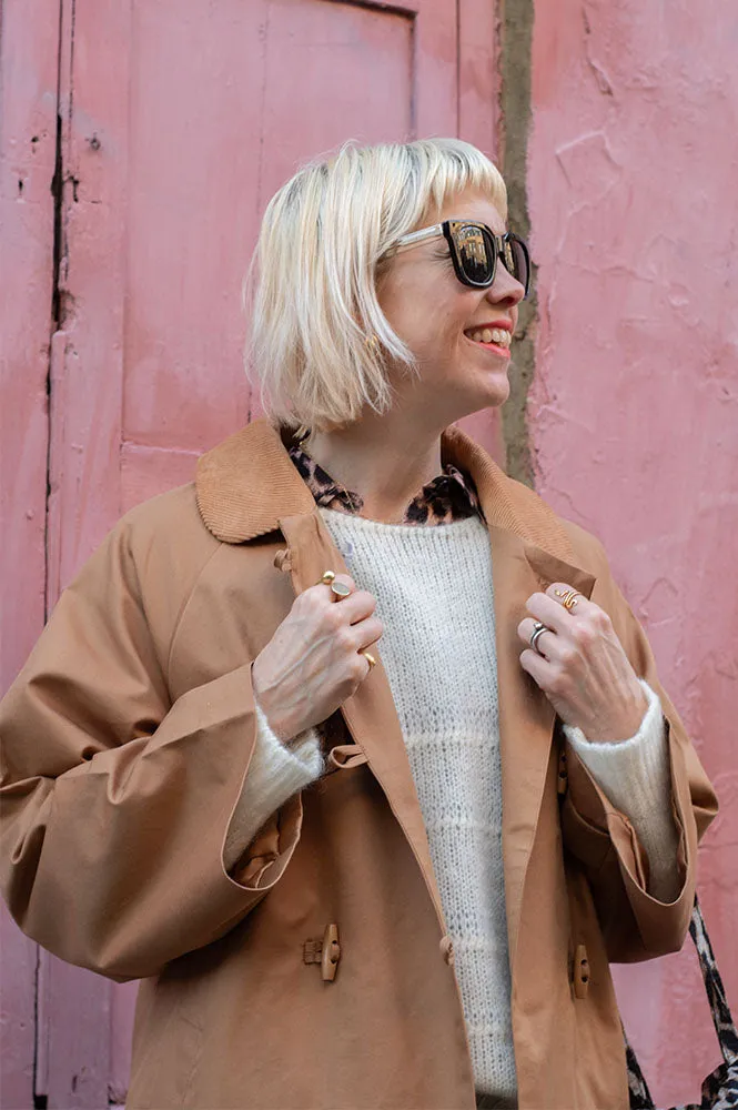 Atelier Reve Fika Tobacco Brown Coat