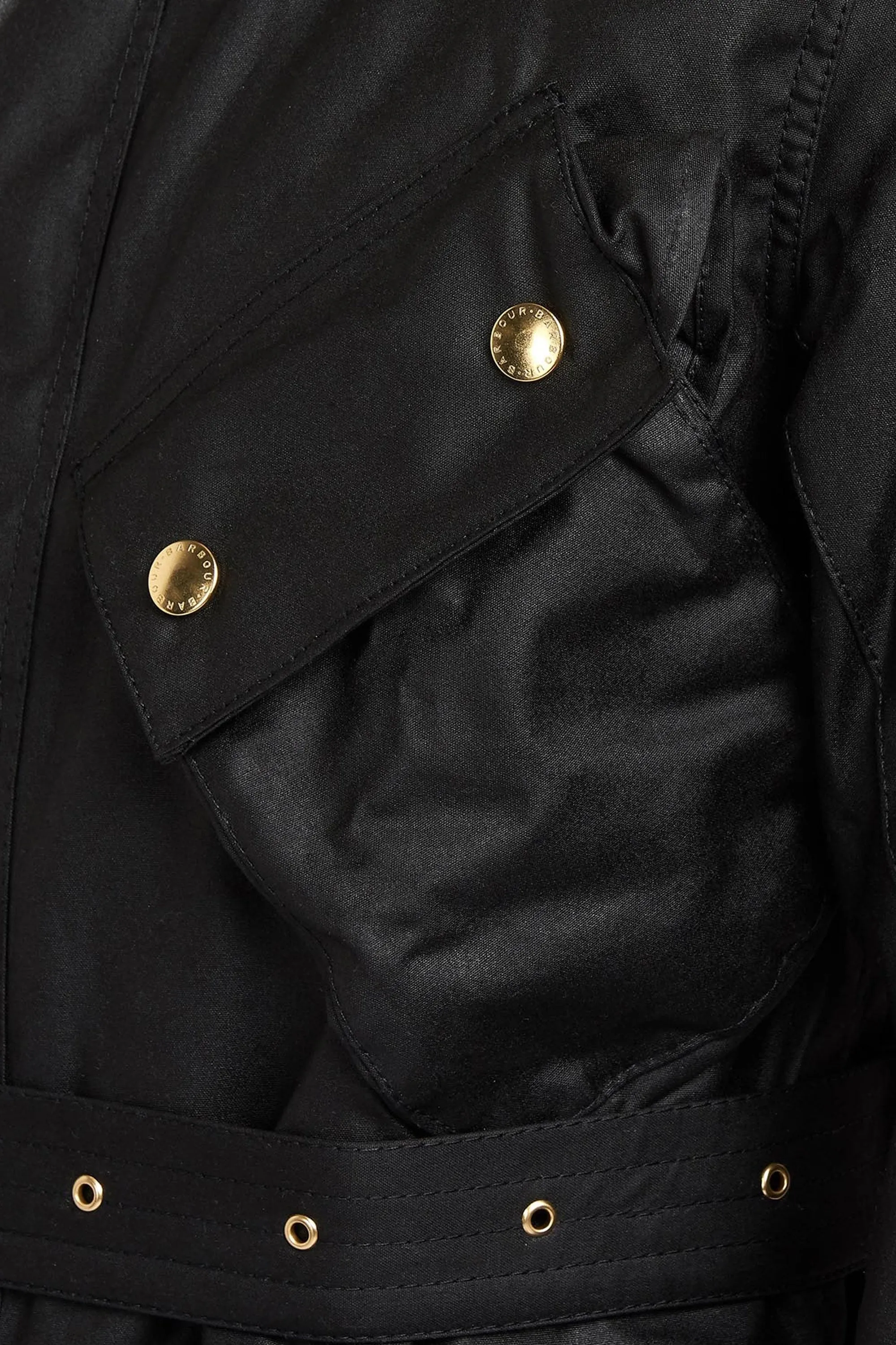 Barbour International Original Wax Jacket Black