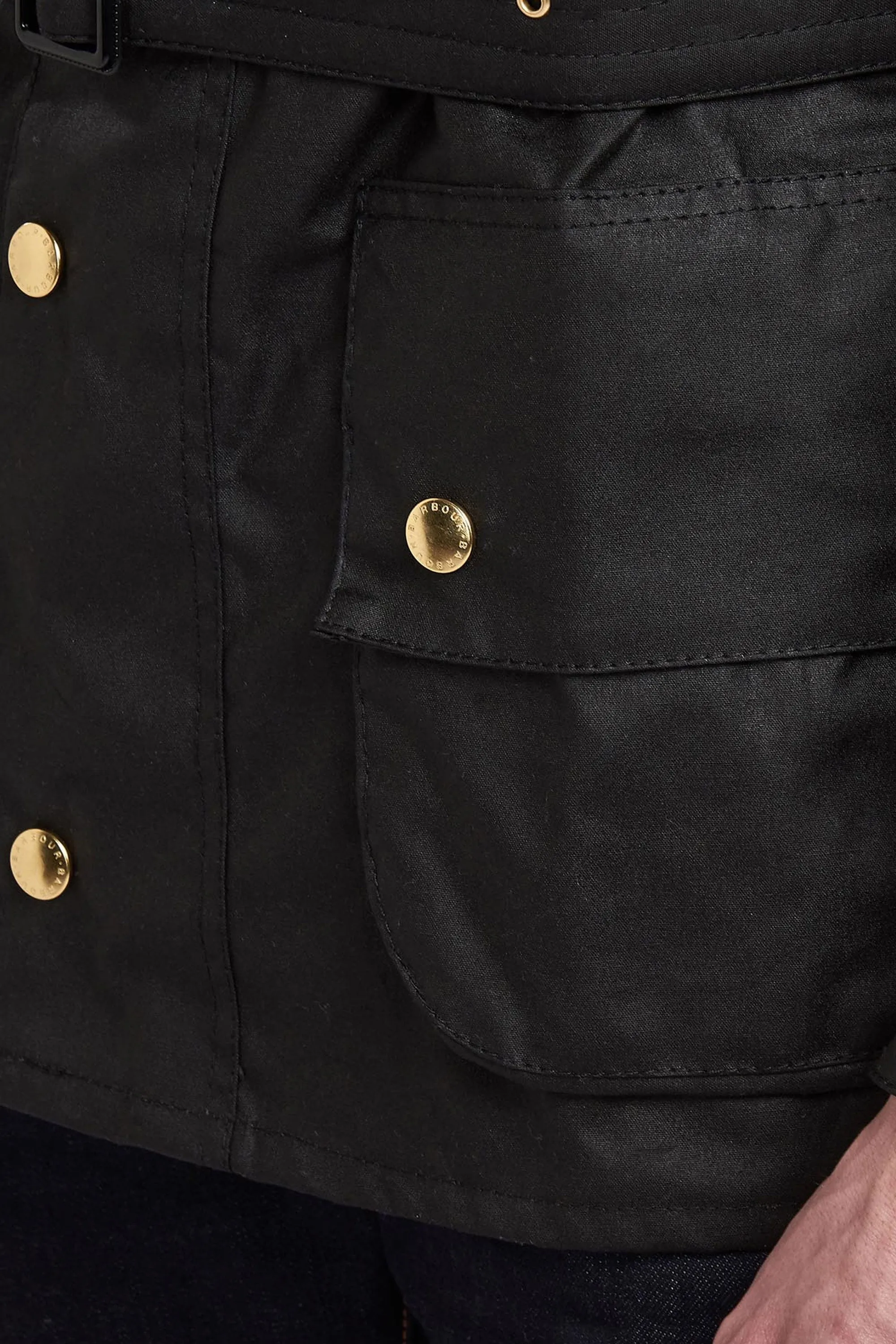 Barbour International Original Wax Jacket Black