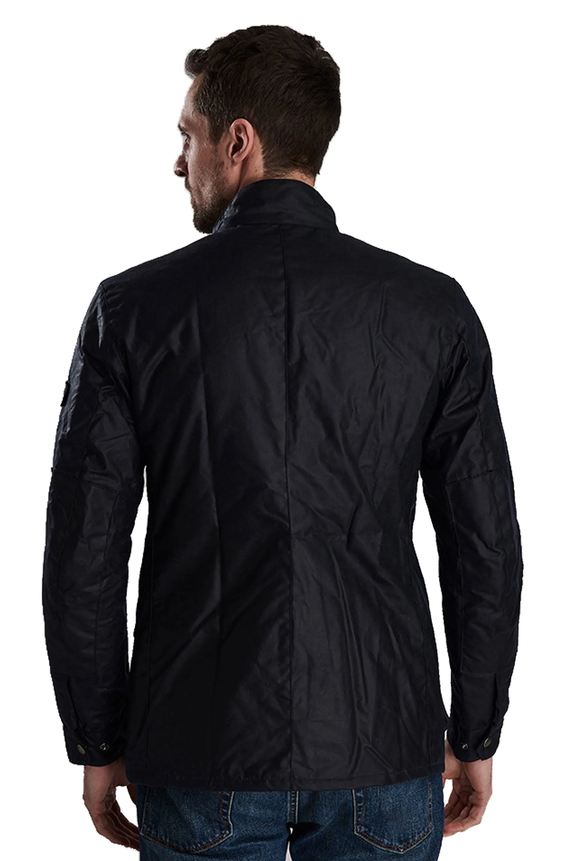 Barbour International Tourer Wax Duke Jacket Navy