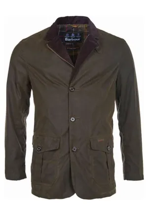 Barbour Lutz Wax Jacket Olive