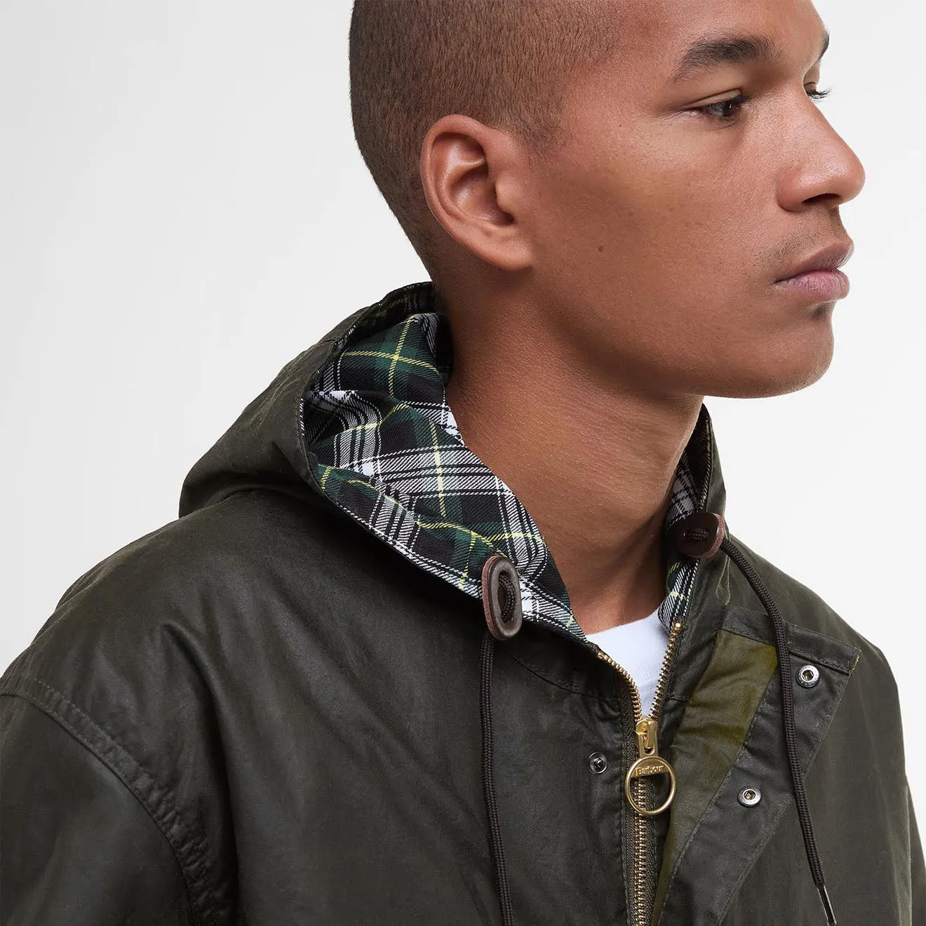 Barbour Modified Durham Wax Jacket Archive Olive