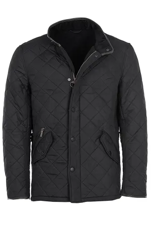 Barbour Powell Quilted Jacket Black