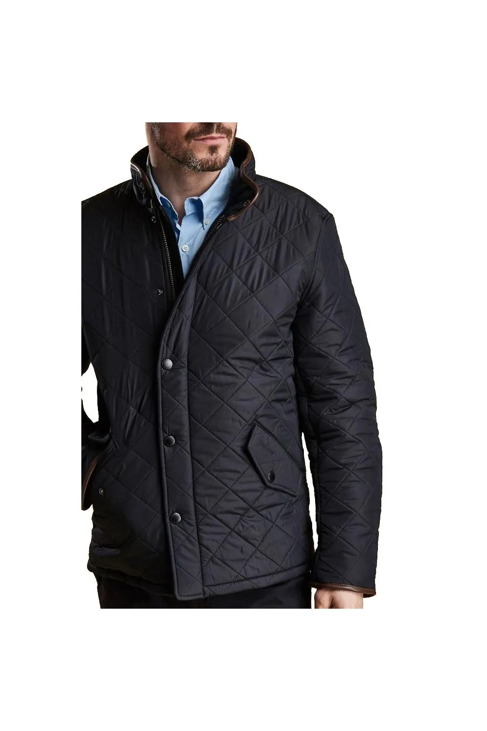 Barbour Powell Quilted Jacket Navy