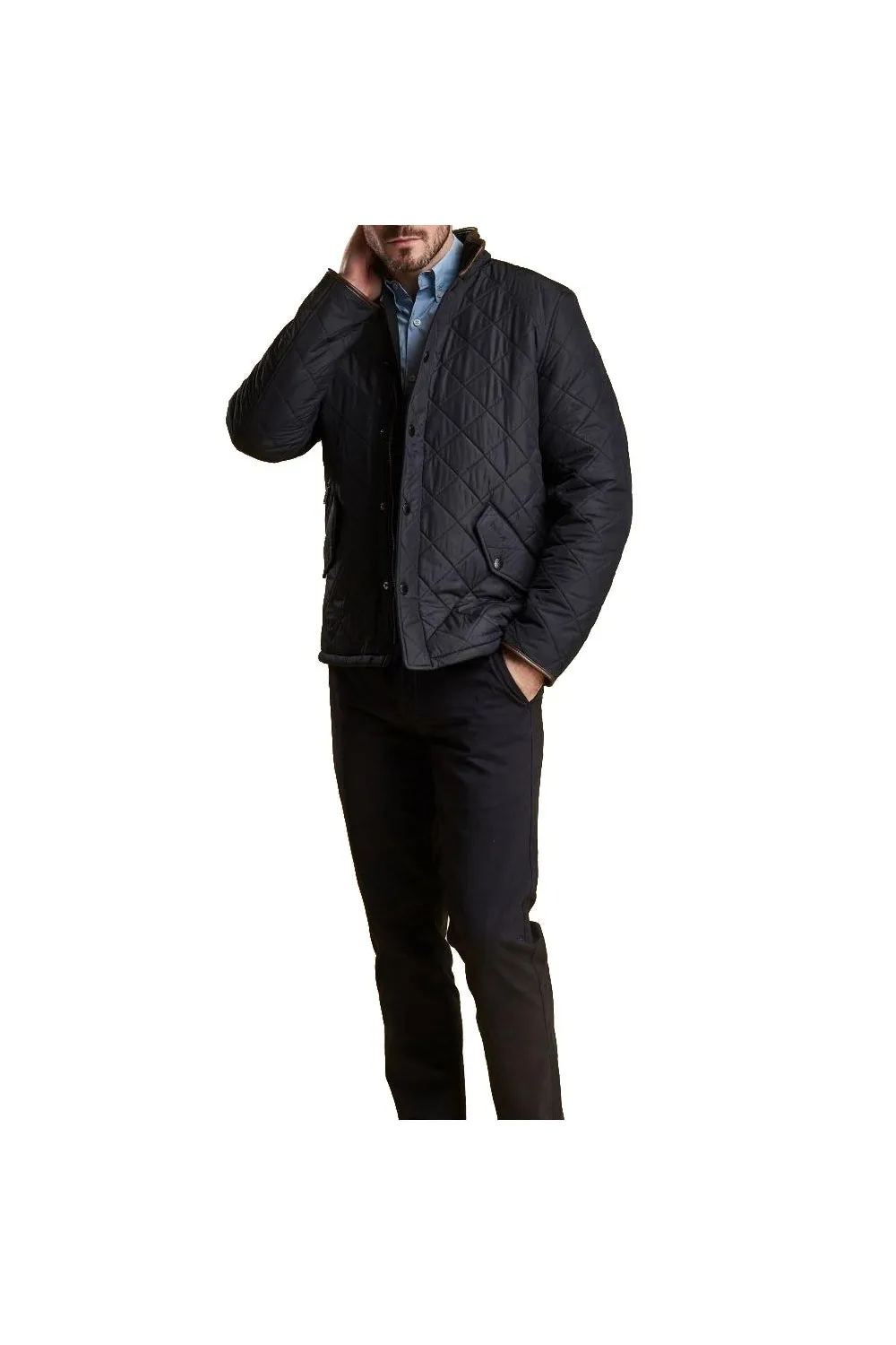 Barbour Powell Quilted Jacket Navy