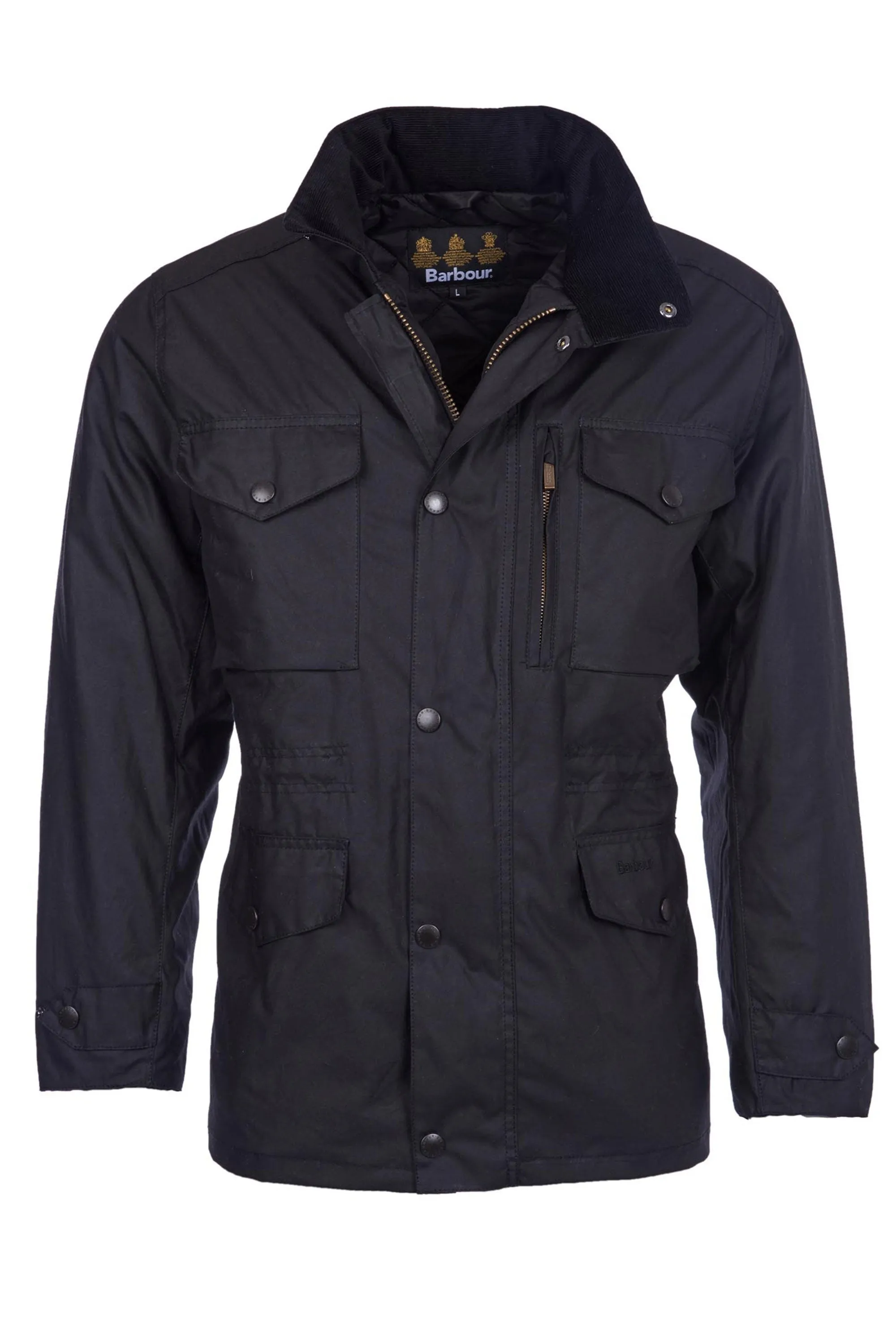 Barbour Sapper Wax Jacket Black