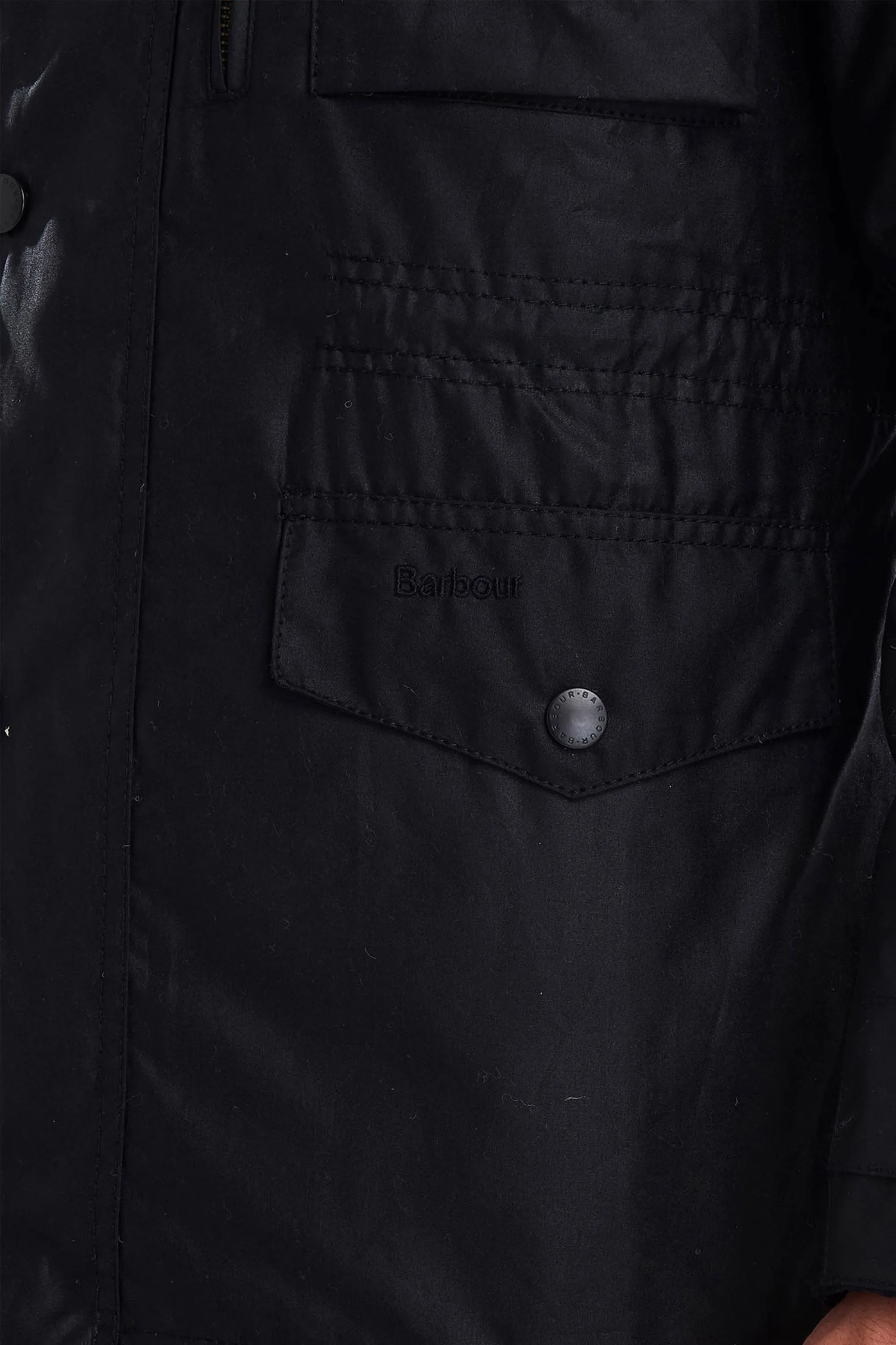 Barbour Sapper Wax Jacket Black