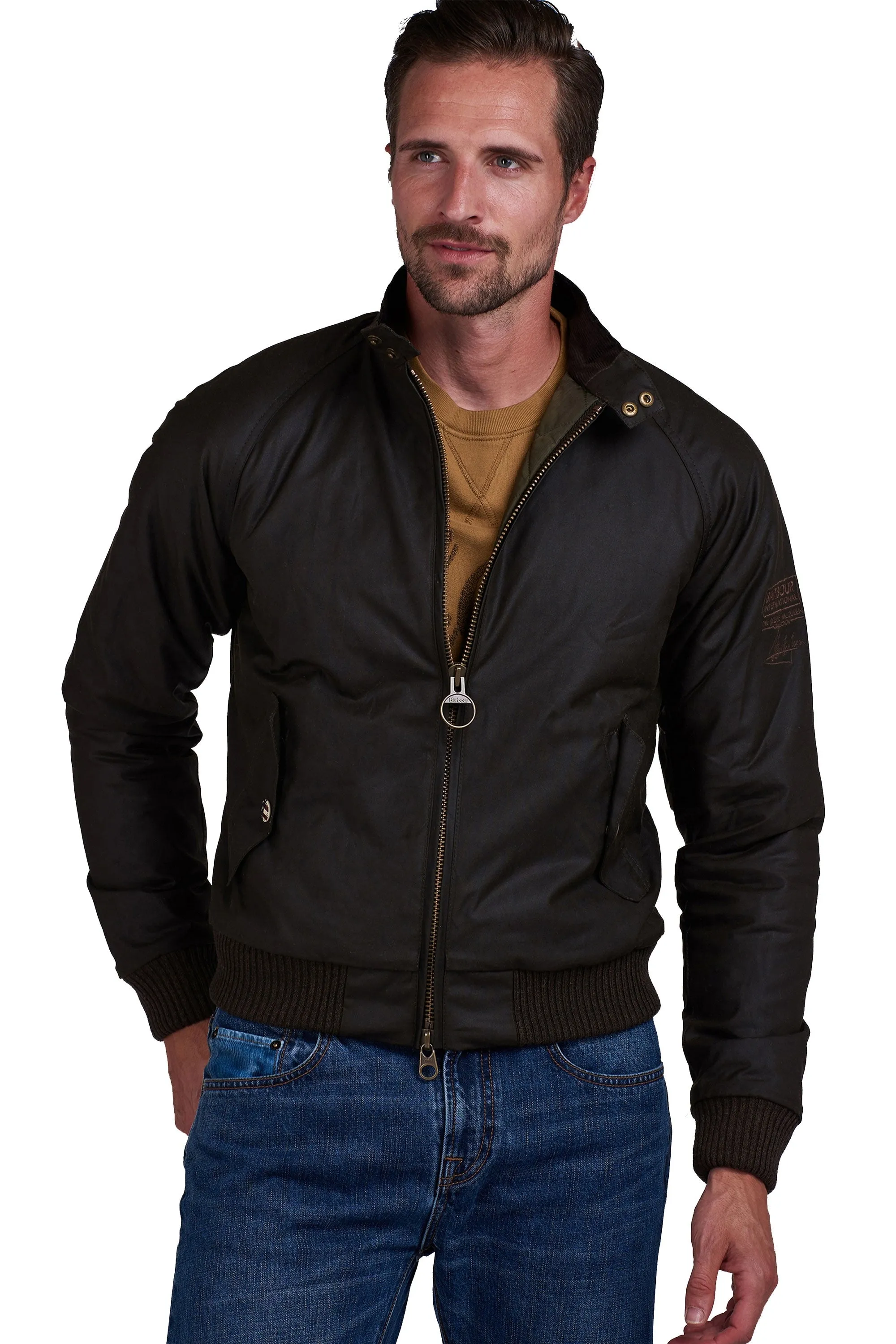 Barbour Steve McQueen Merchant Wax Jacket Olive