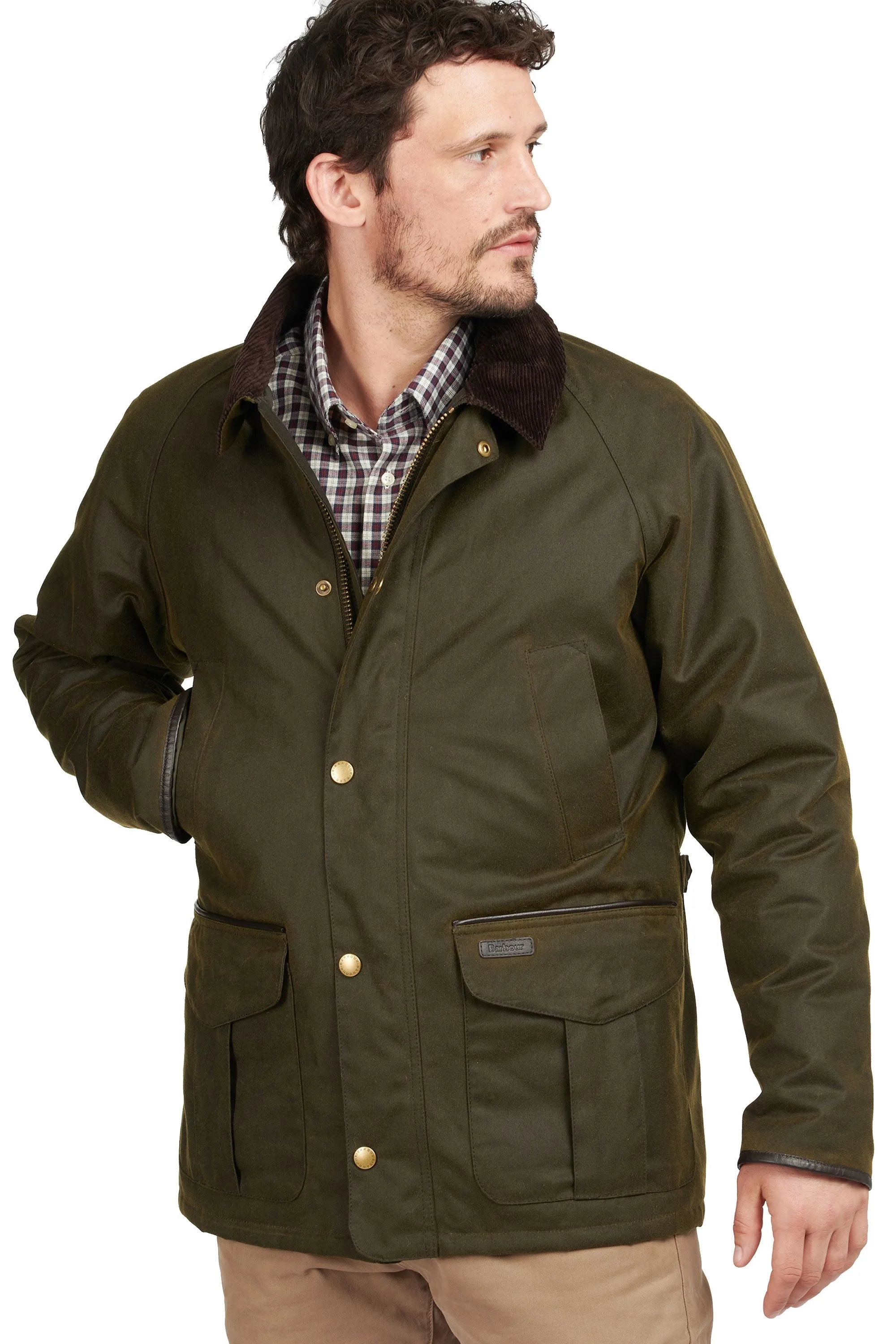 Barbour Stratford Wax Jacket Olive