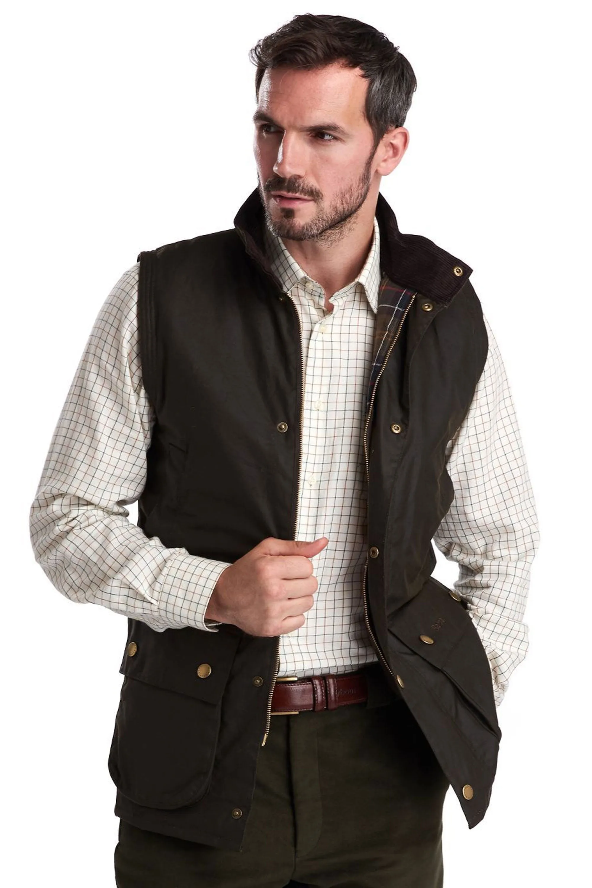 Barbour Westmorland Wax Gilet Olive
