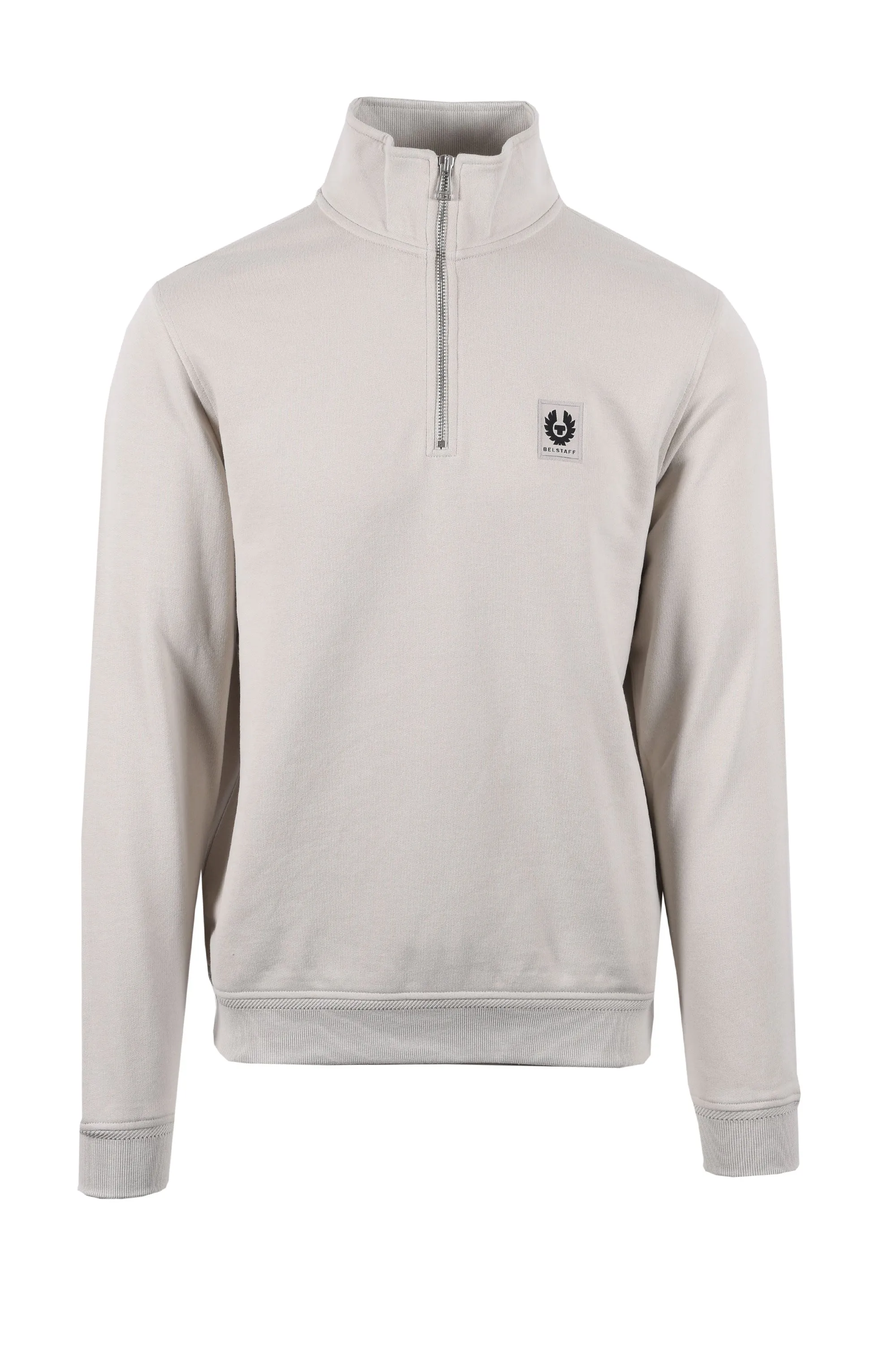 Belstaff Half Zip Sweatshirt Stone Beige
