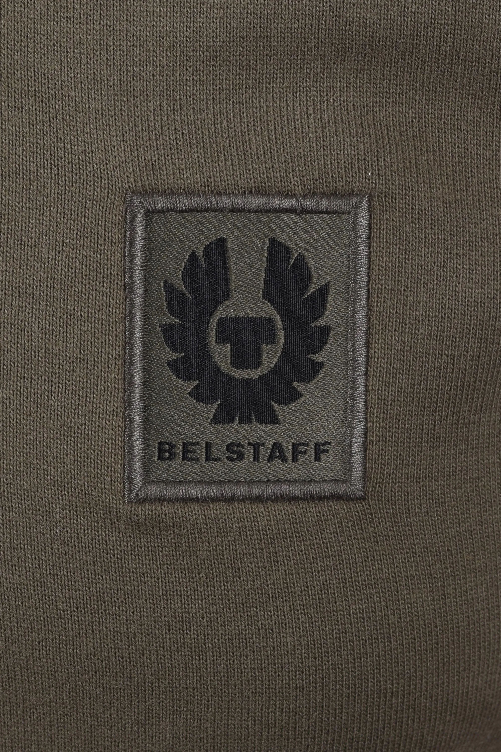 Belstaff Half Zip Sweatshirt Surplus Green