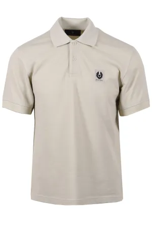 Belstaff Short Sleeve Polo Shirt Stone Beige