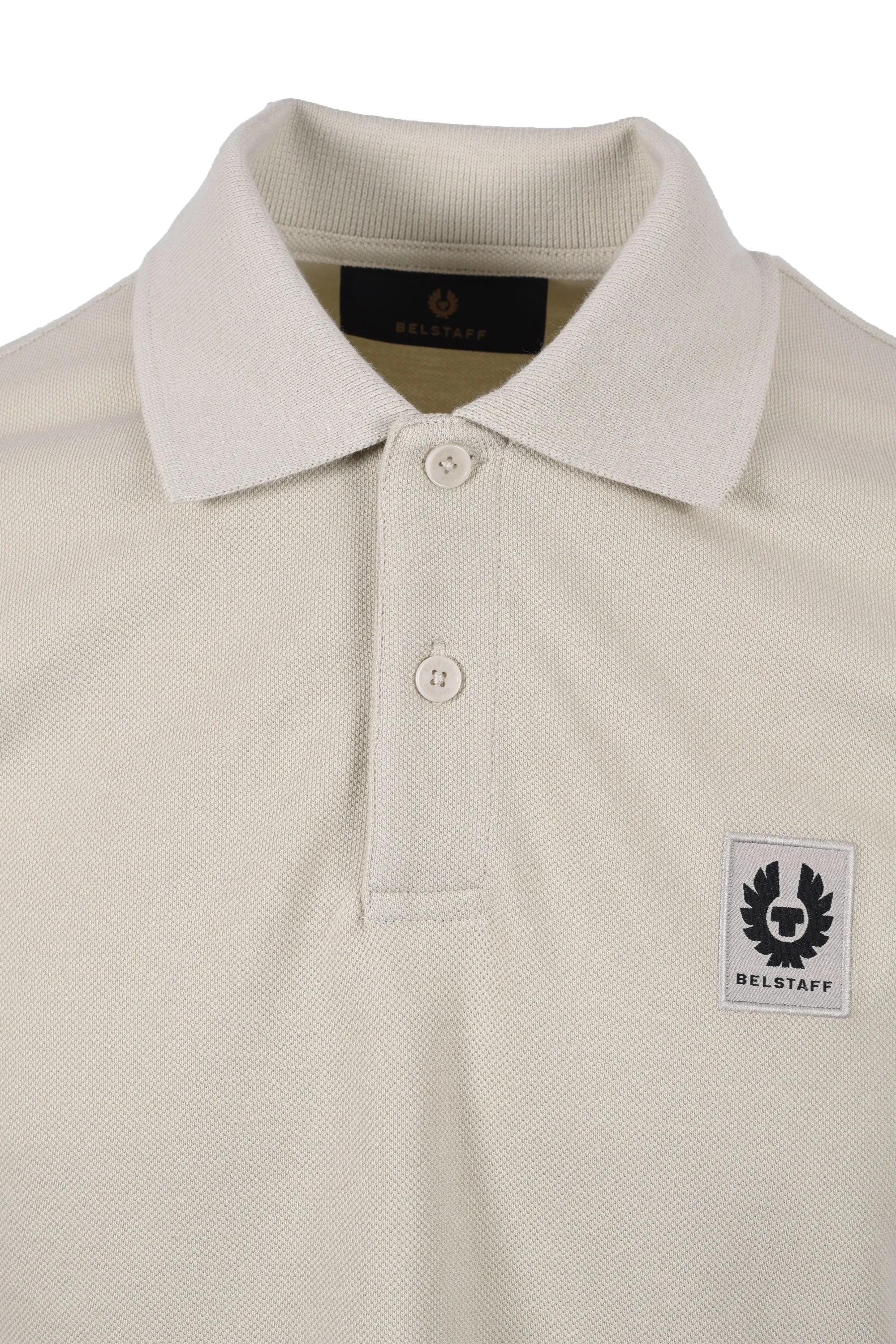 Belstaff Short Sleeve Polo Shirt Stone Beige