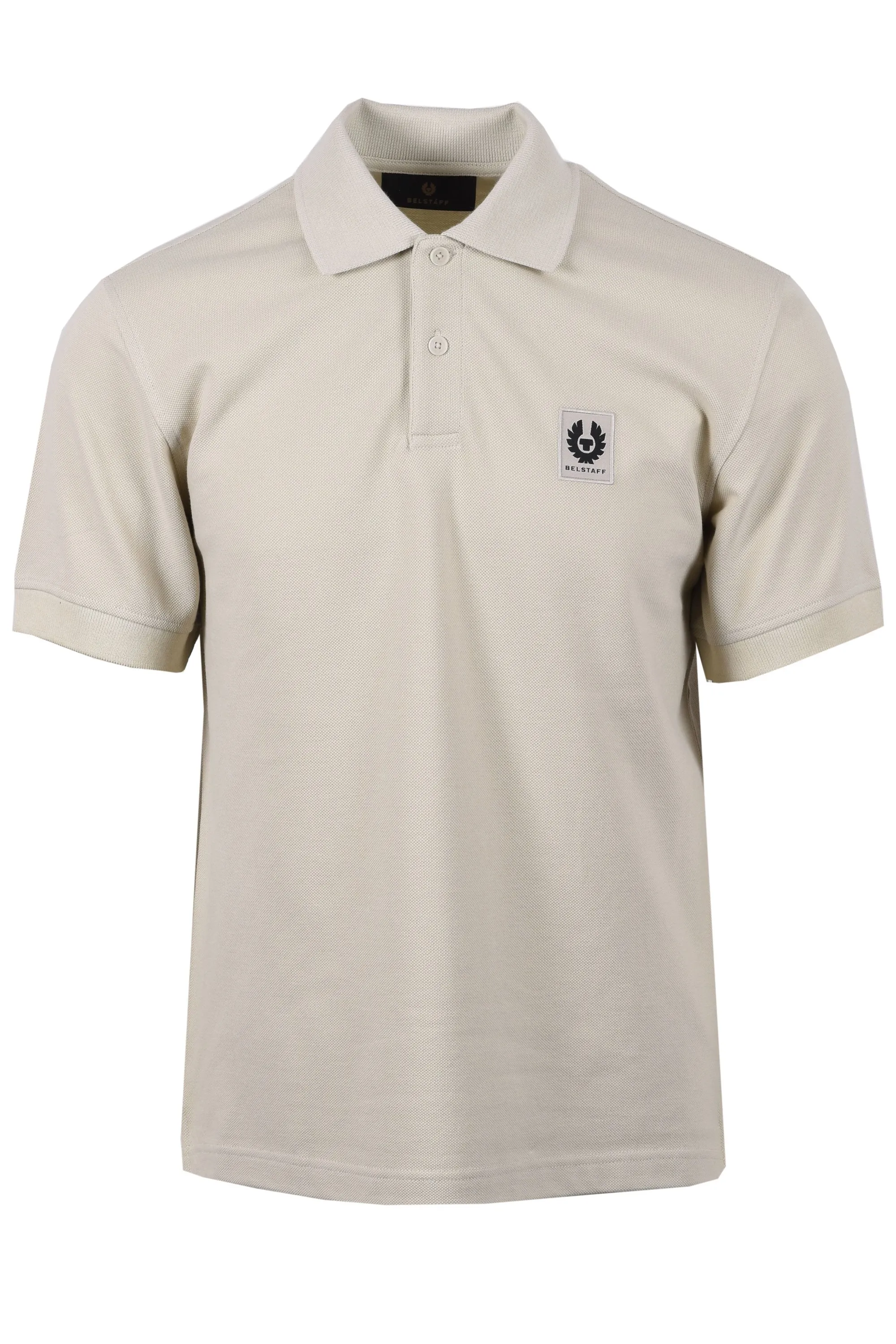 Belstaff Short Sleeve Polo Shirt Stone Beige