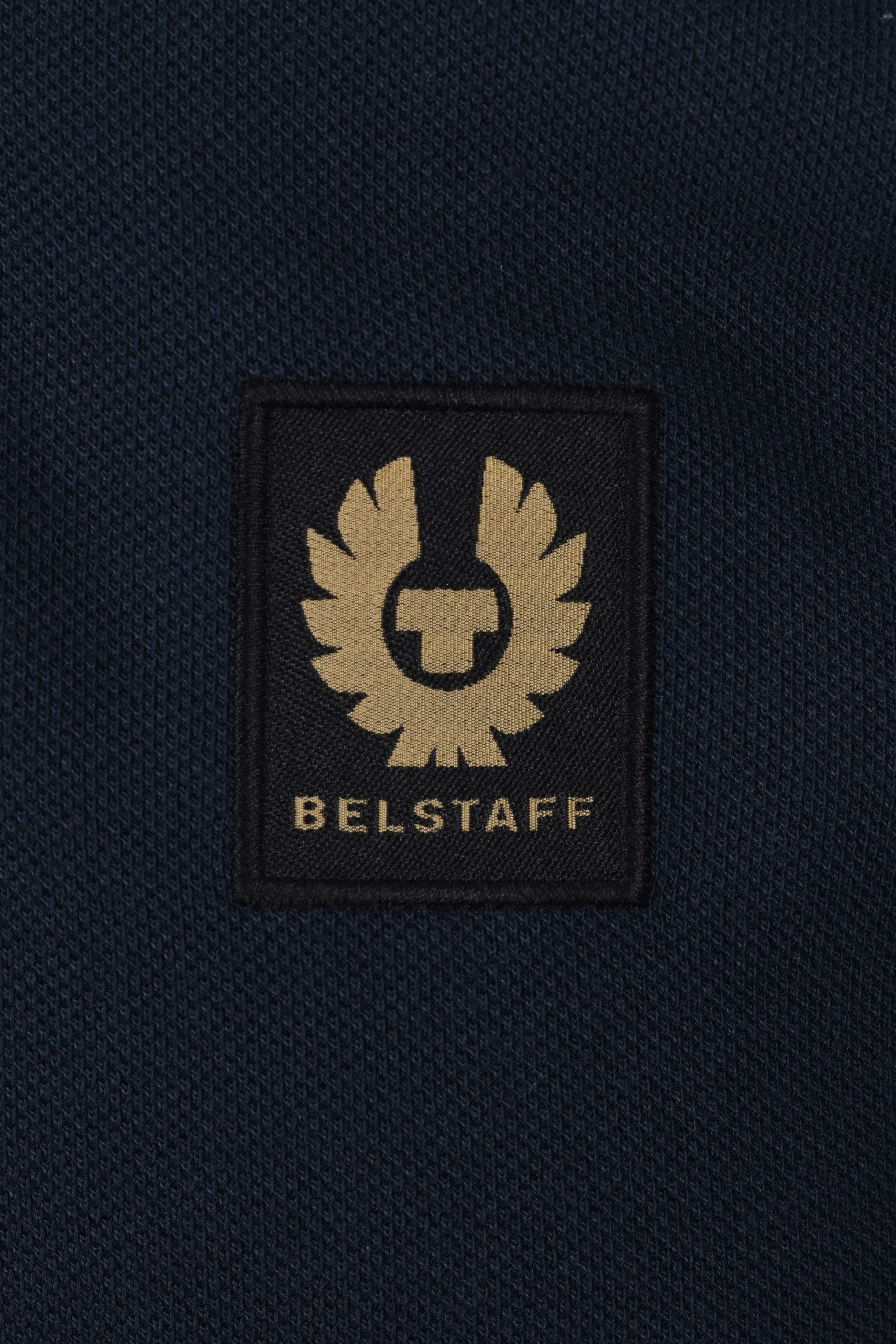 Belstaff Tipped Polo Shirt Dark Ink