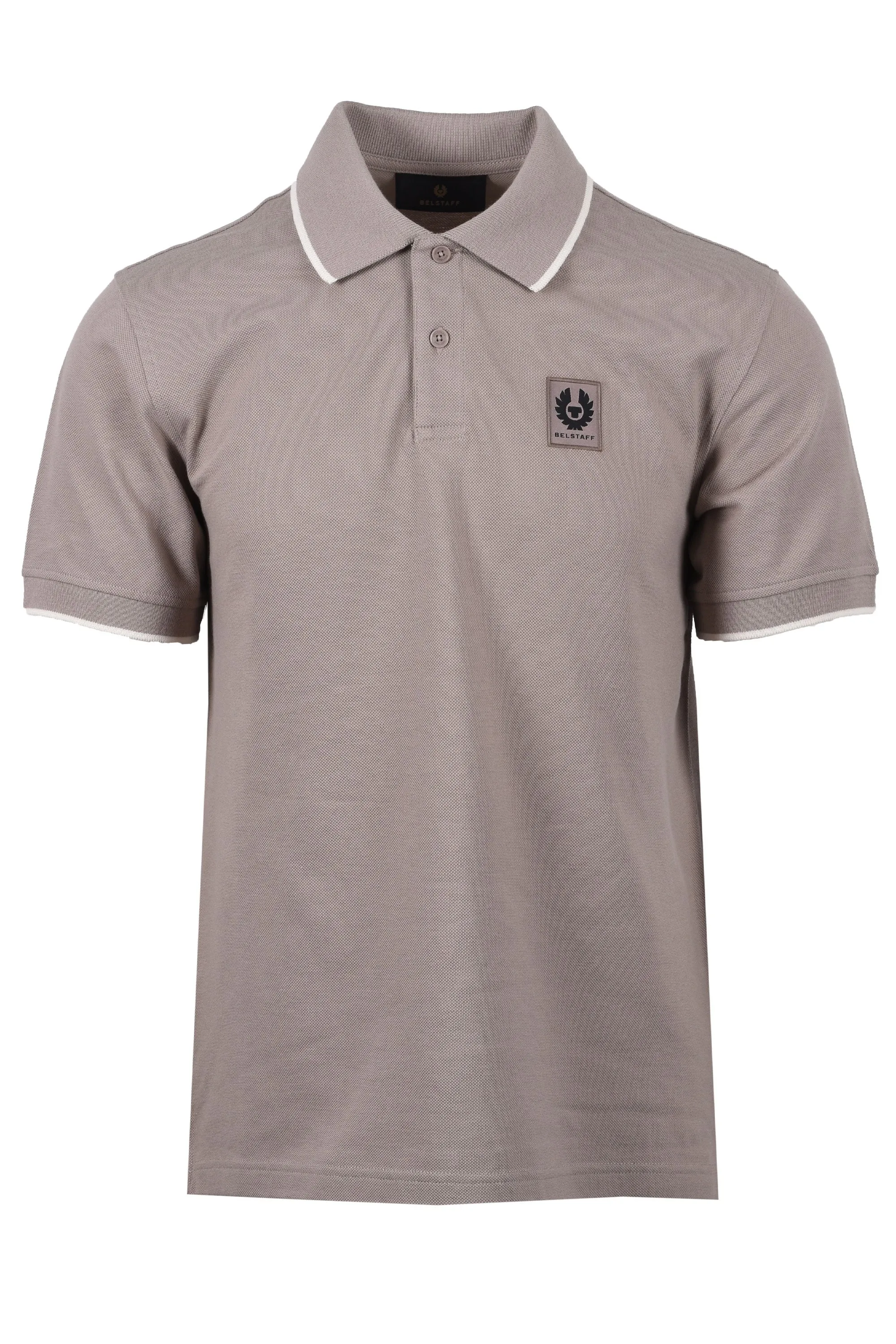 Belstaff Tipped Polo Shirt Pumice