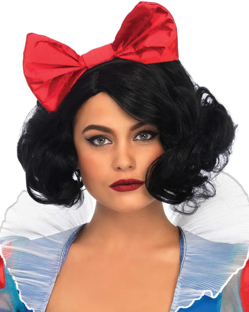 Black Curly Bob Wig