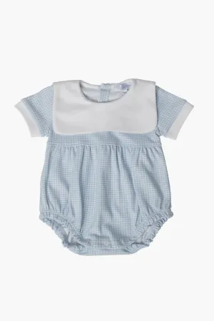 Blue Gingham Baby Bubble