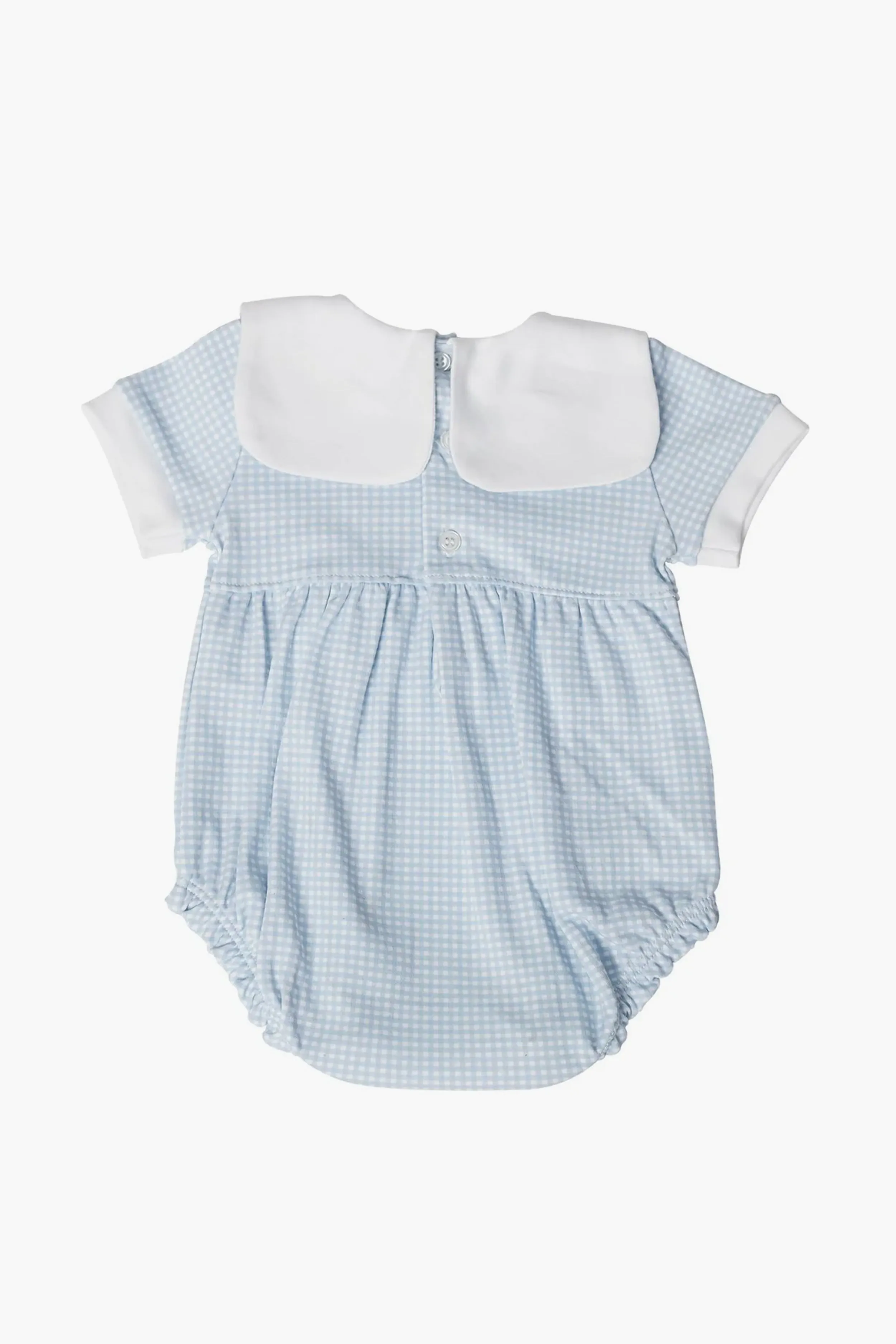 Blue Gingham Baby Bubble