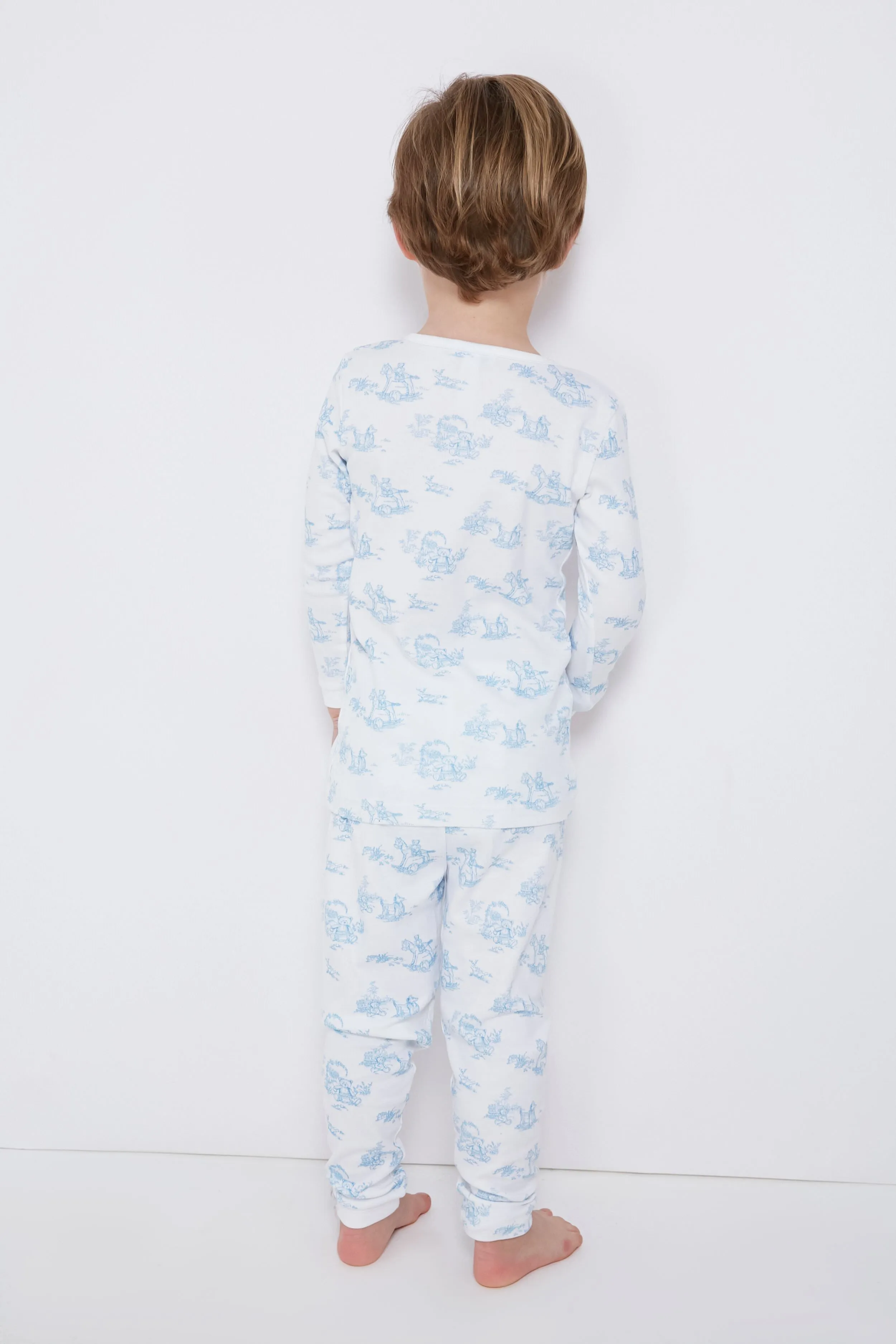 Blue Toile Pajamas