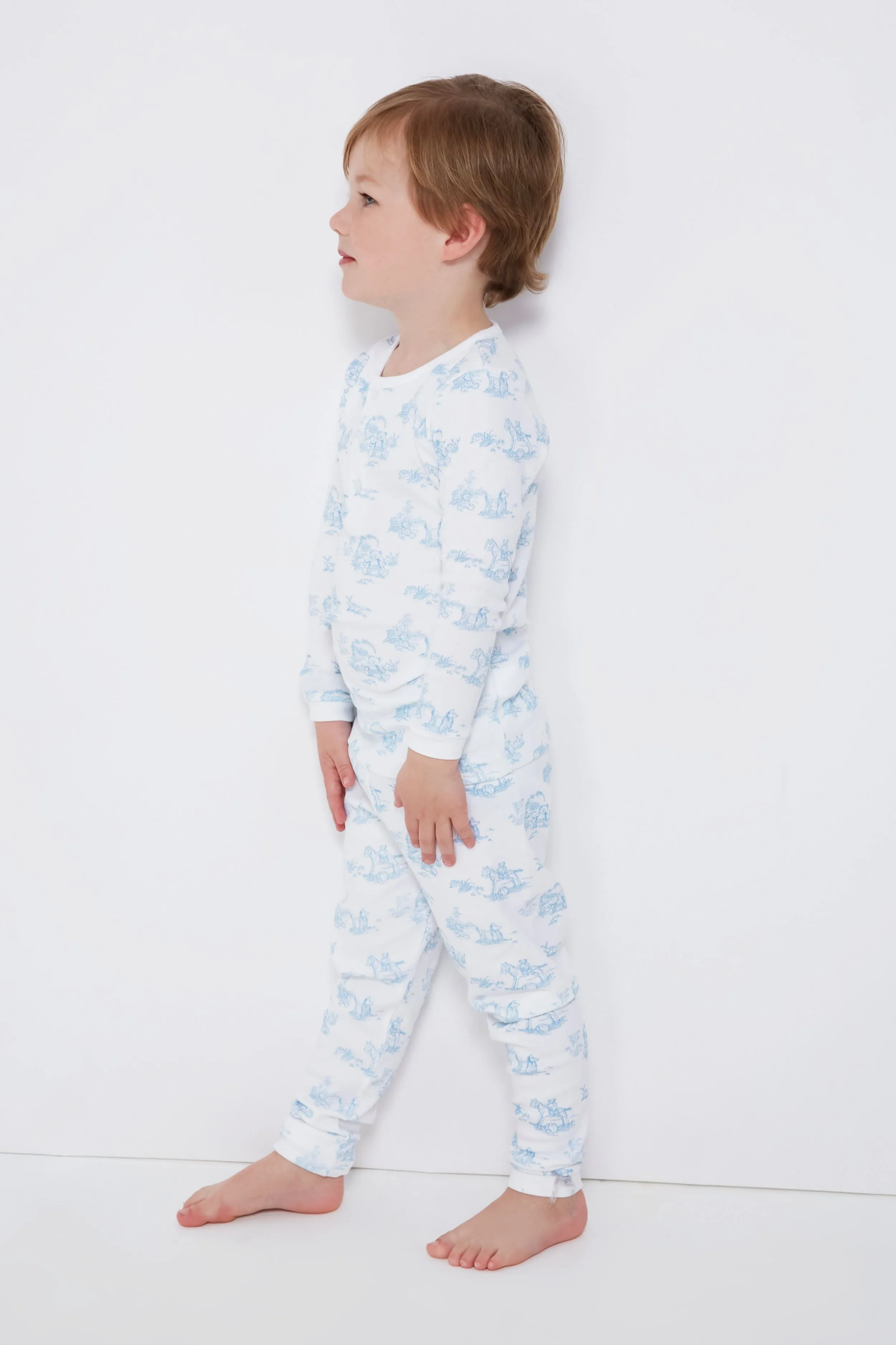 Blue Toile Pajamas