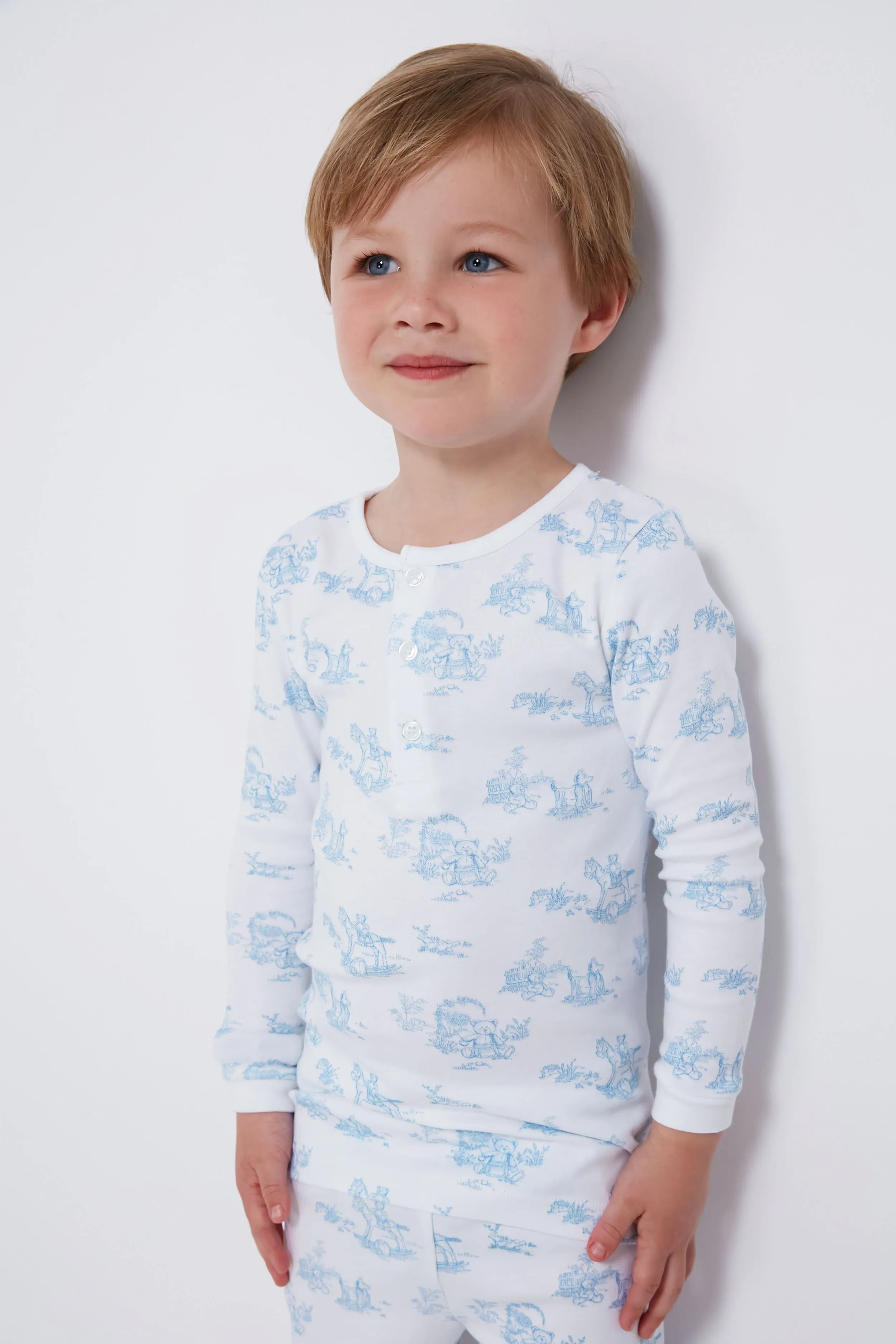 Blue Toile Pajamas