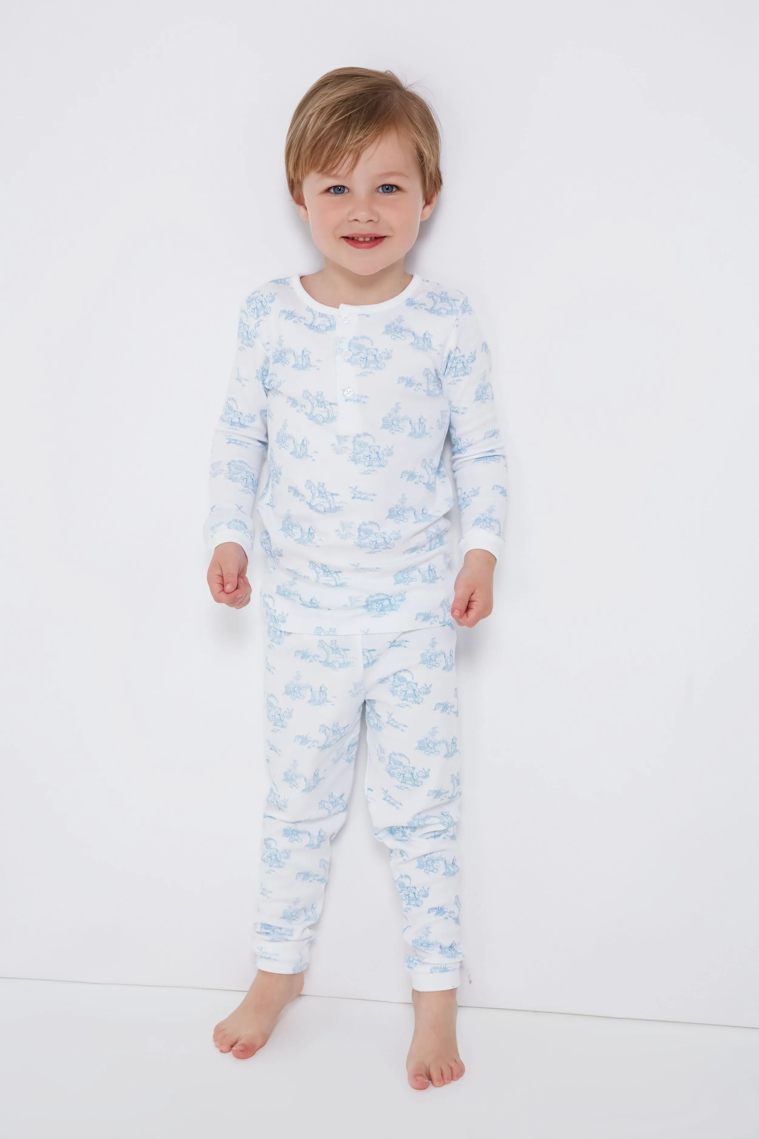 Blue Toile Pajamas