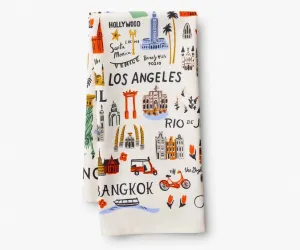 Bon Voyage Tea Towel