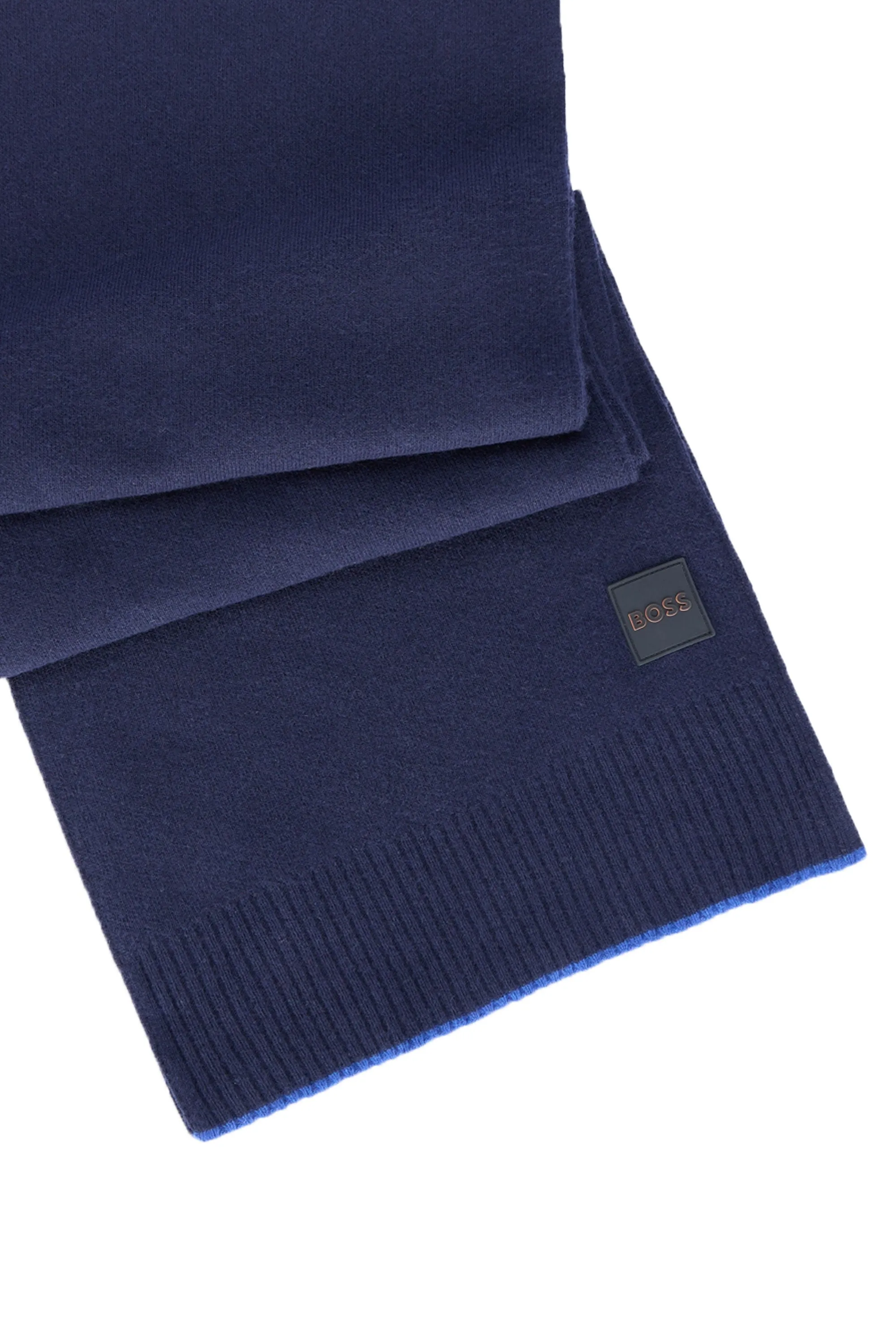 Boss Armato_scarf And Hat Set Dark Blue