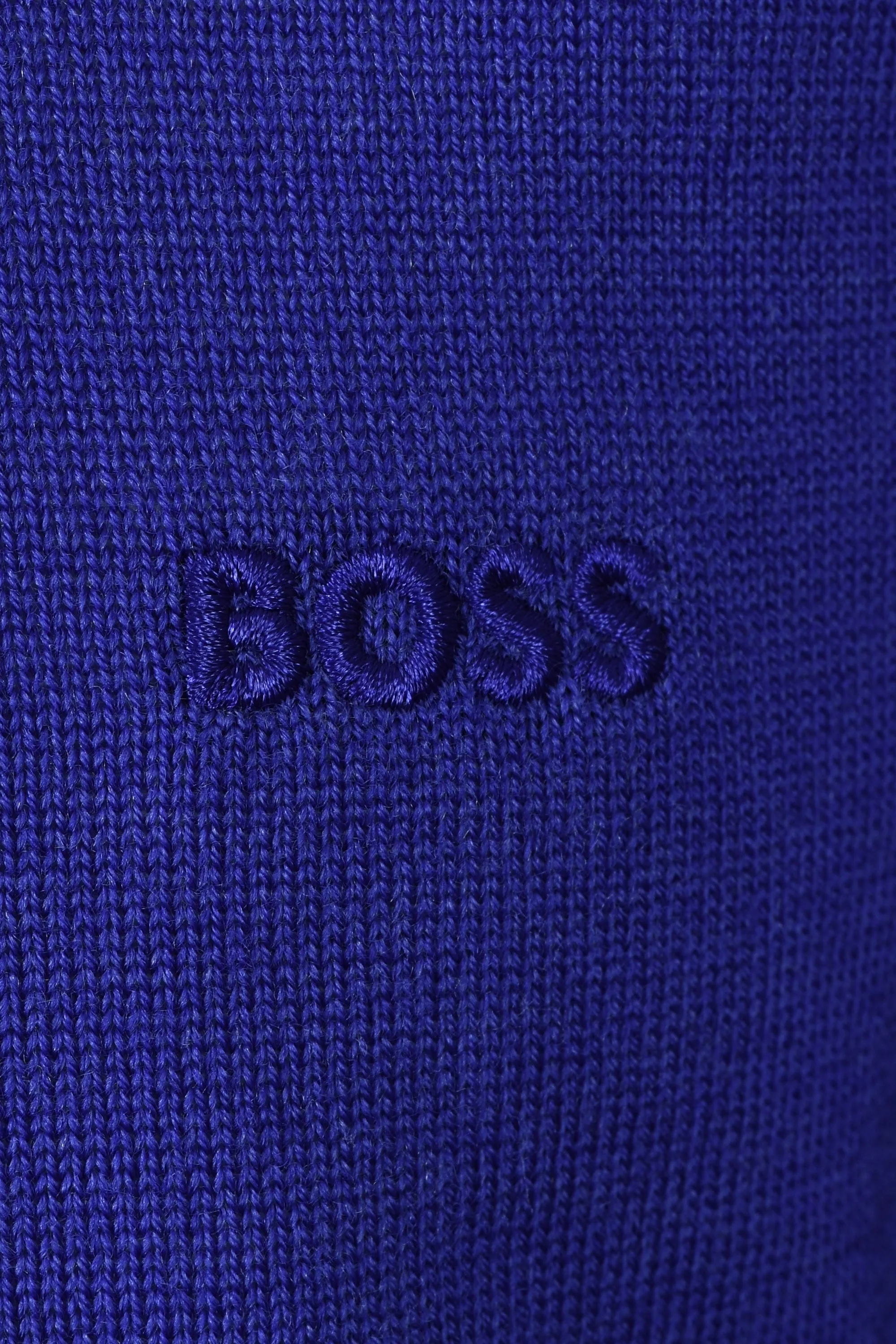Boss Black Bono-l Long Sleeved Polo Shirt Dark Purple