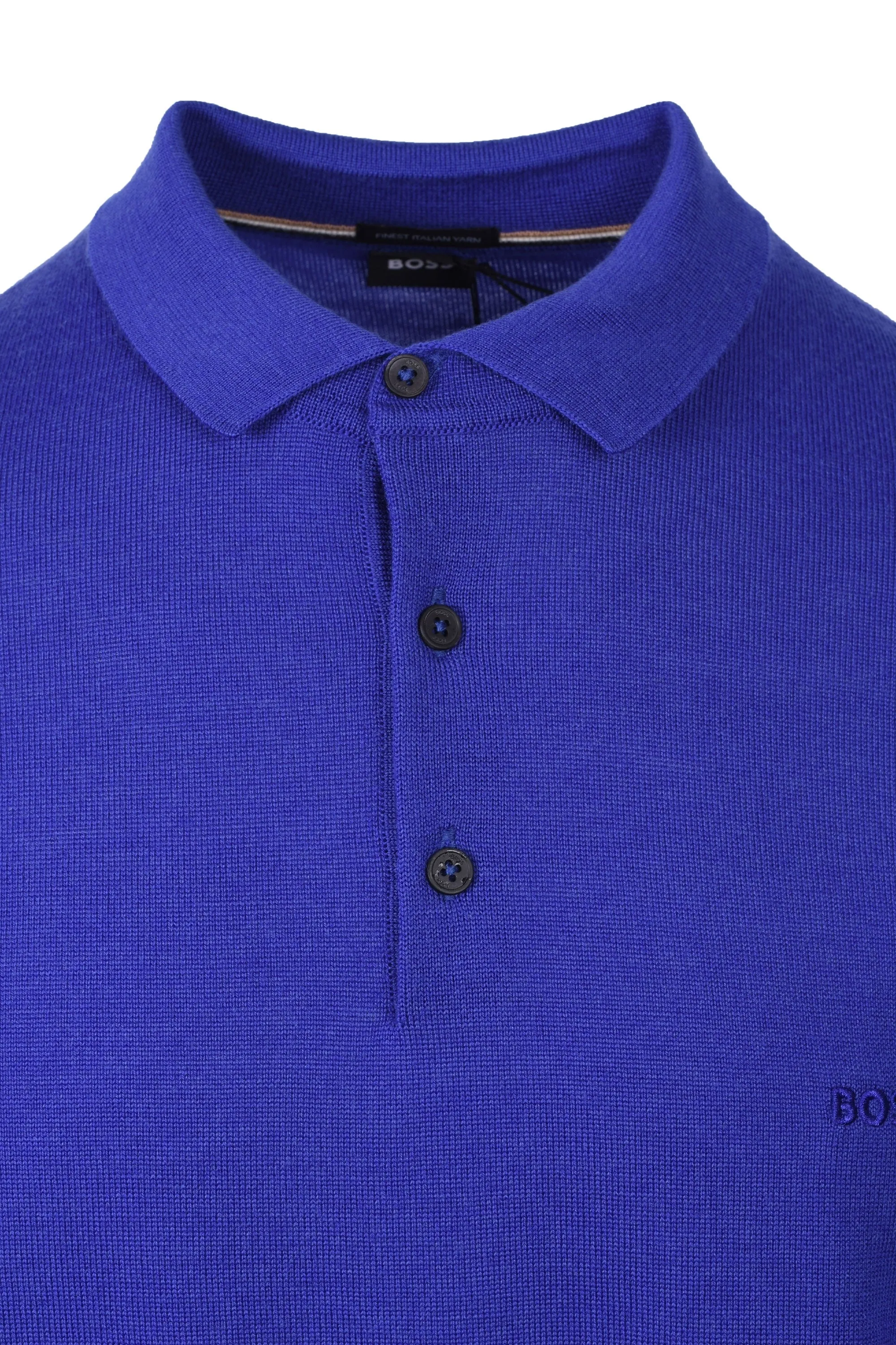 Boss Black Bono-l Long Sleeved Polo Shirt Dark Purple