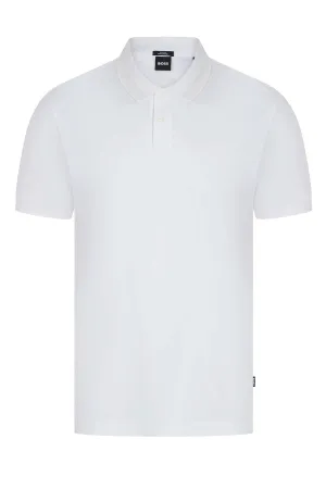 Boss Black H-Phillipson Polo Shirt White