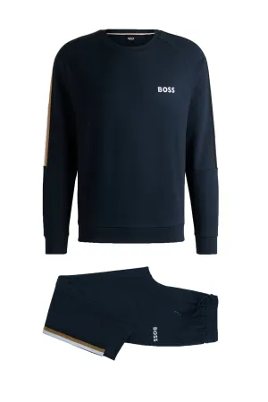 Boss Iconic Pajama Set Dark Blue