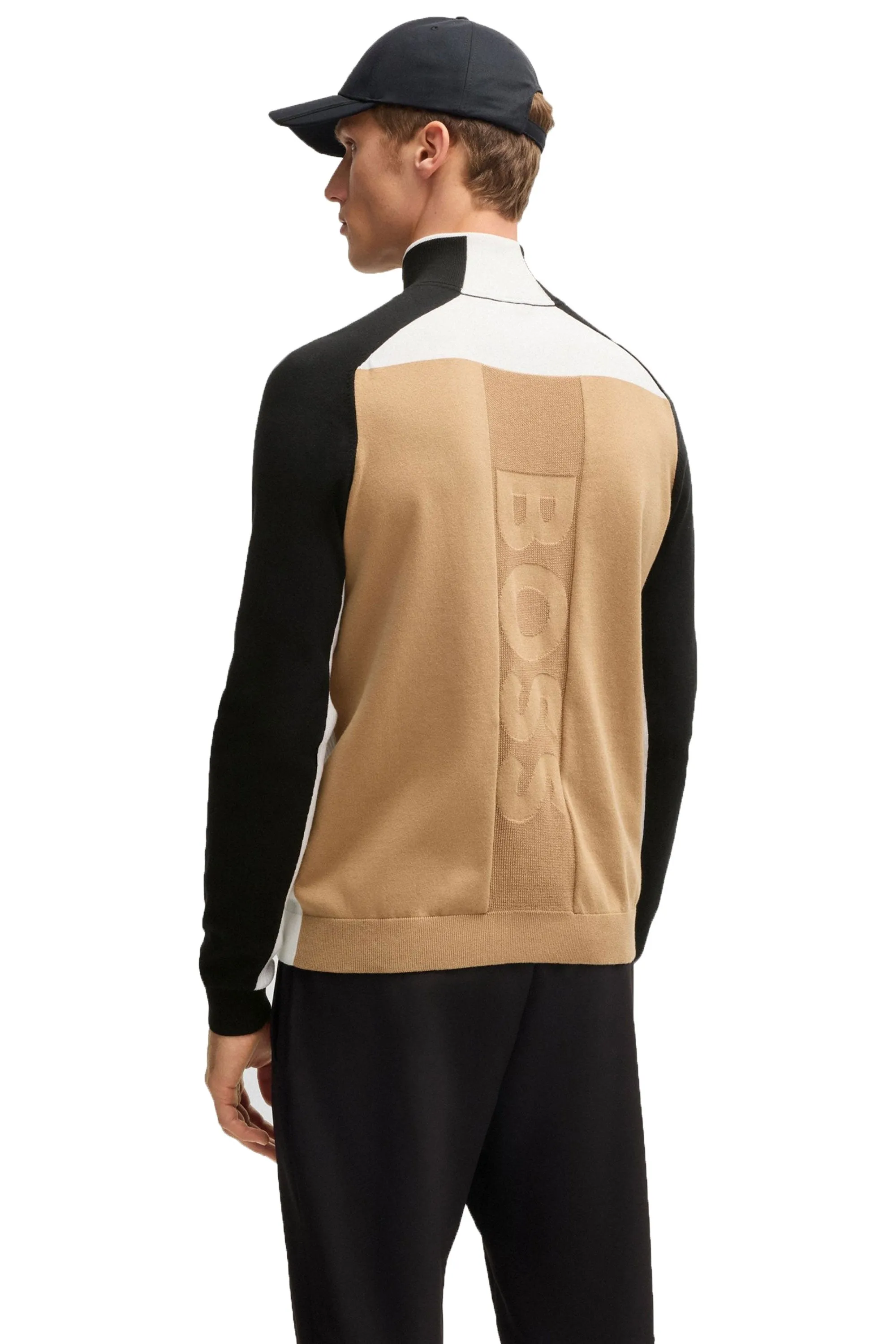 Boss K_hydro-x Half Zip Black