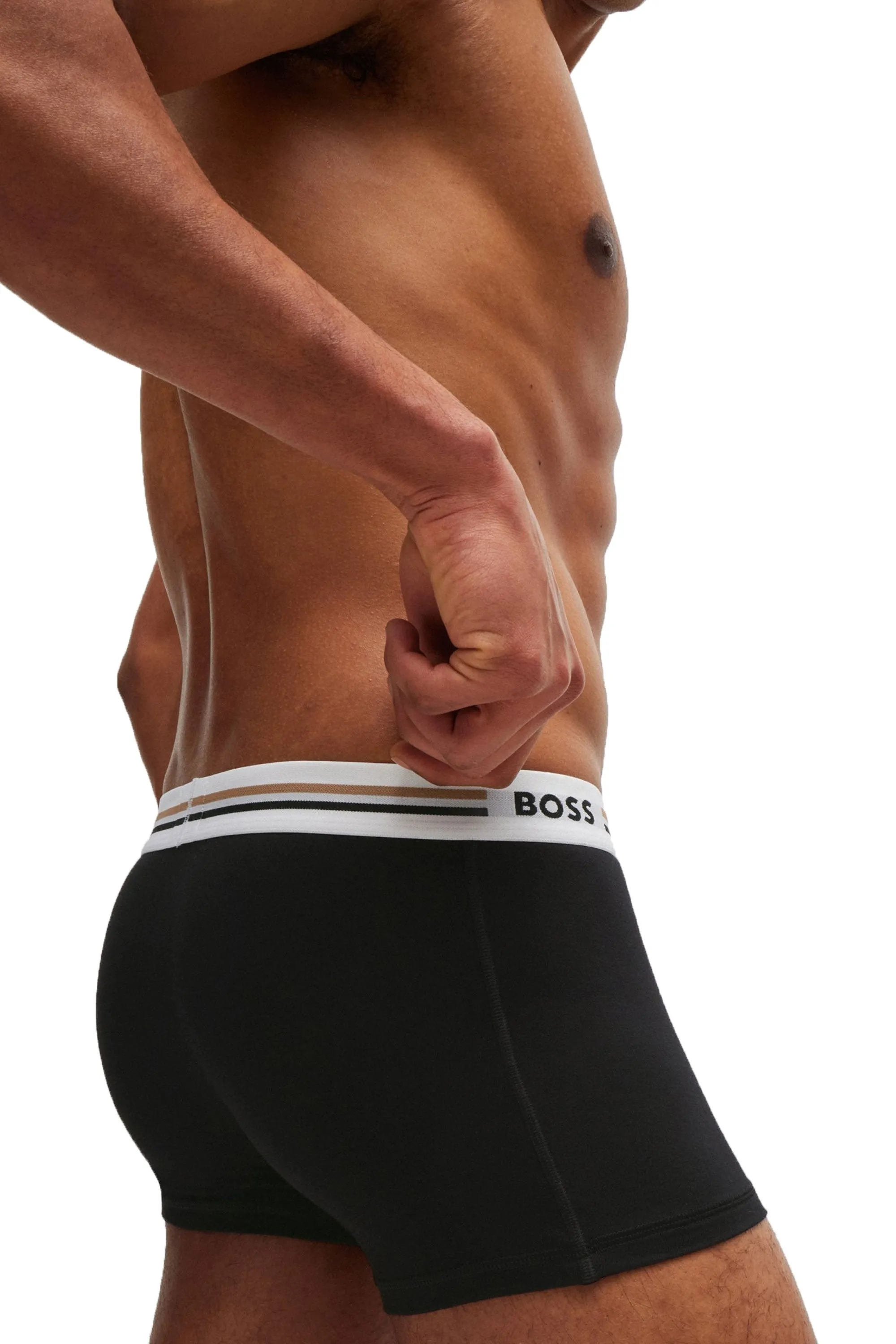 Boss Trunk 3p Revive Boxers Black