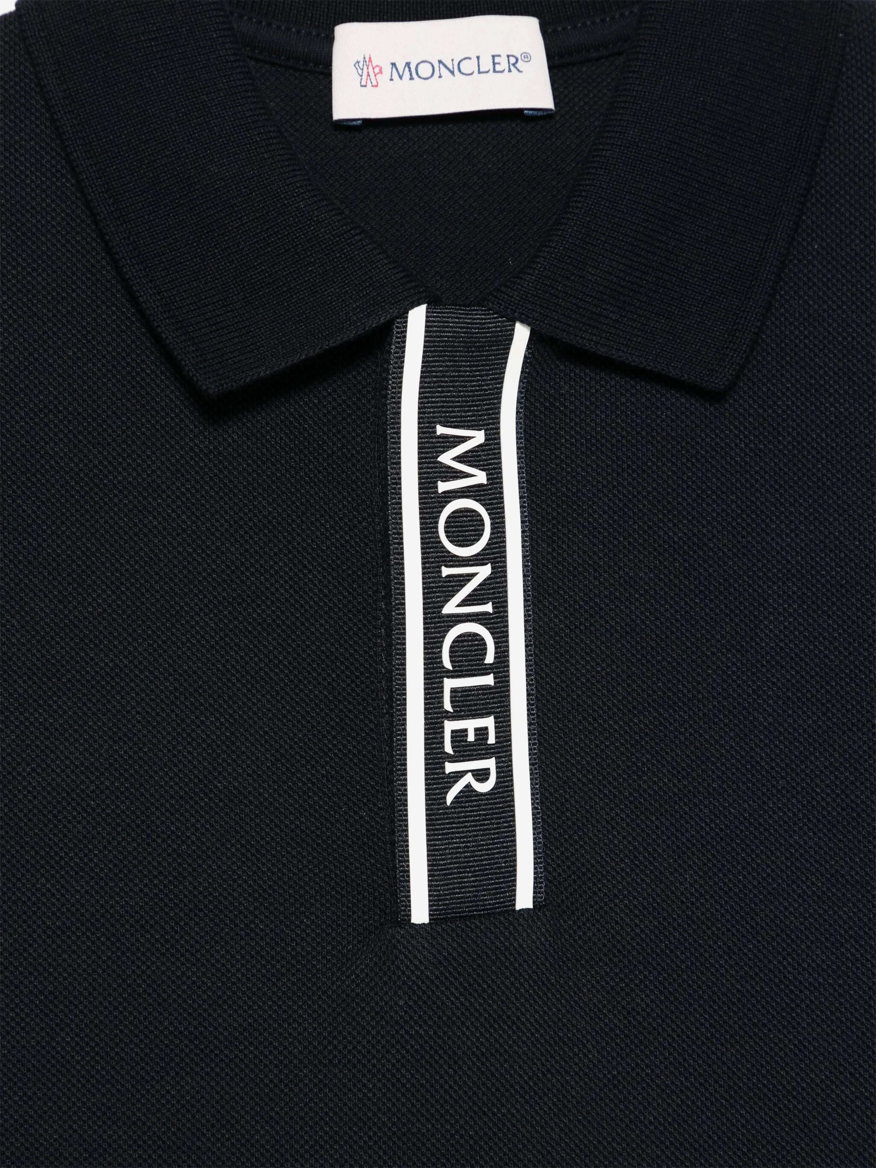 Boys Logo Polo Shirt in Navy
