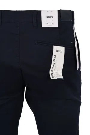 Brax Silvio Cotton Chino Navy
