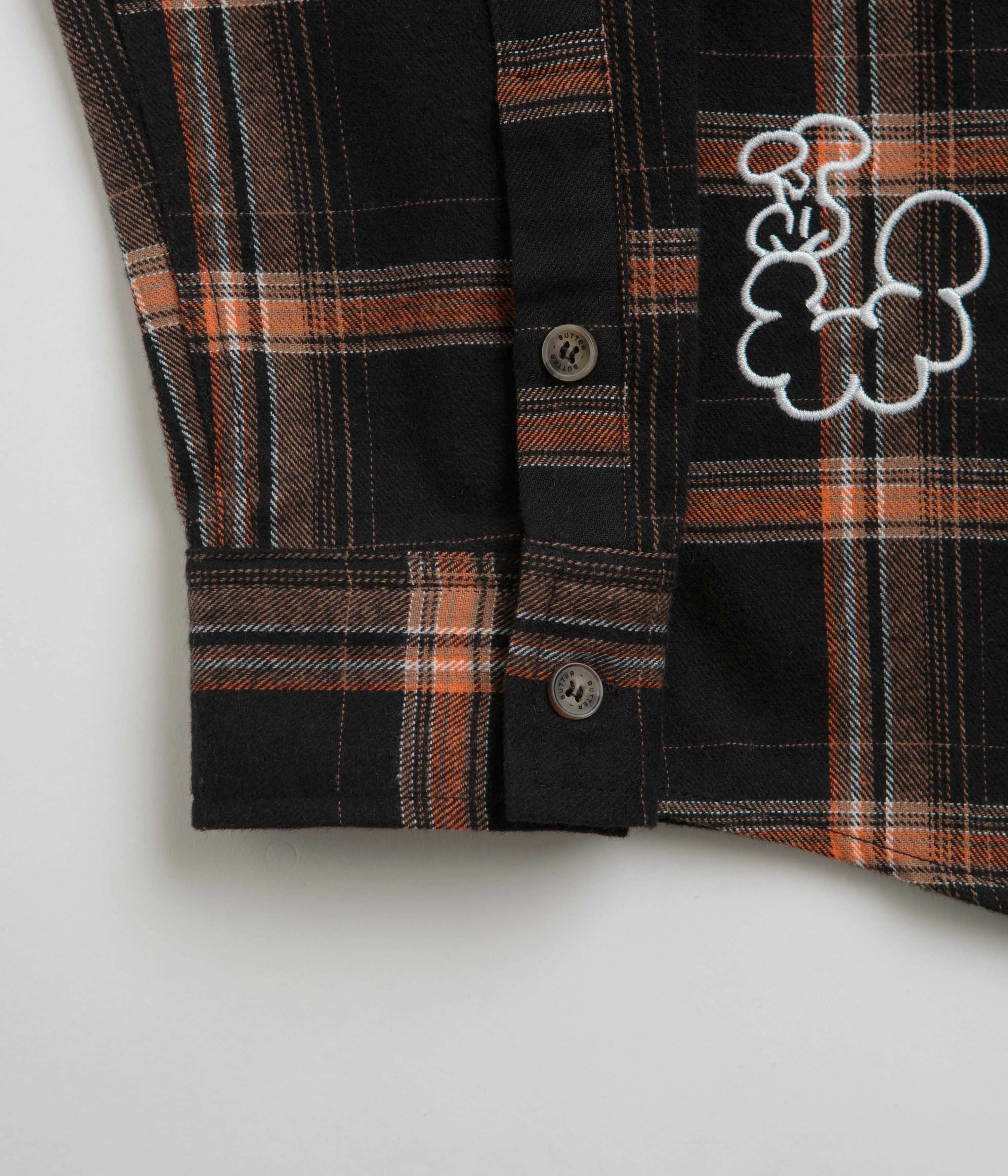 Butter Goods Bugs Flannel Shirt - Black