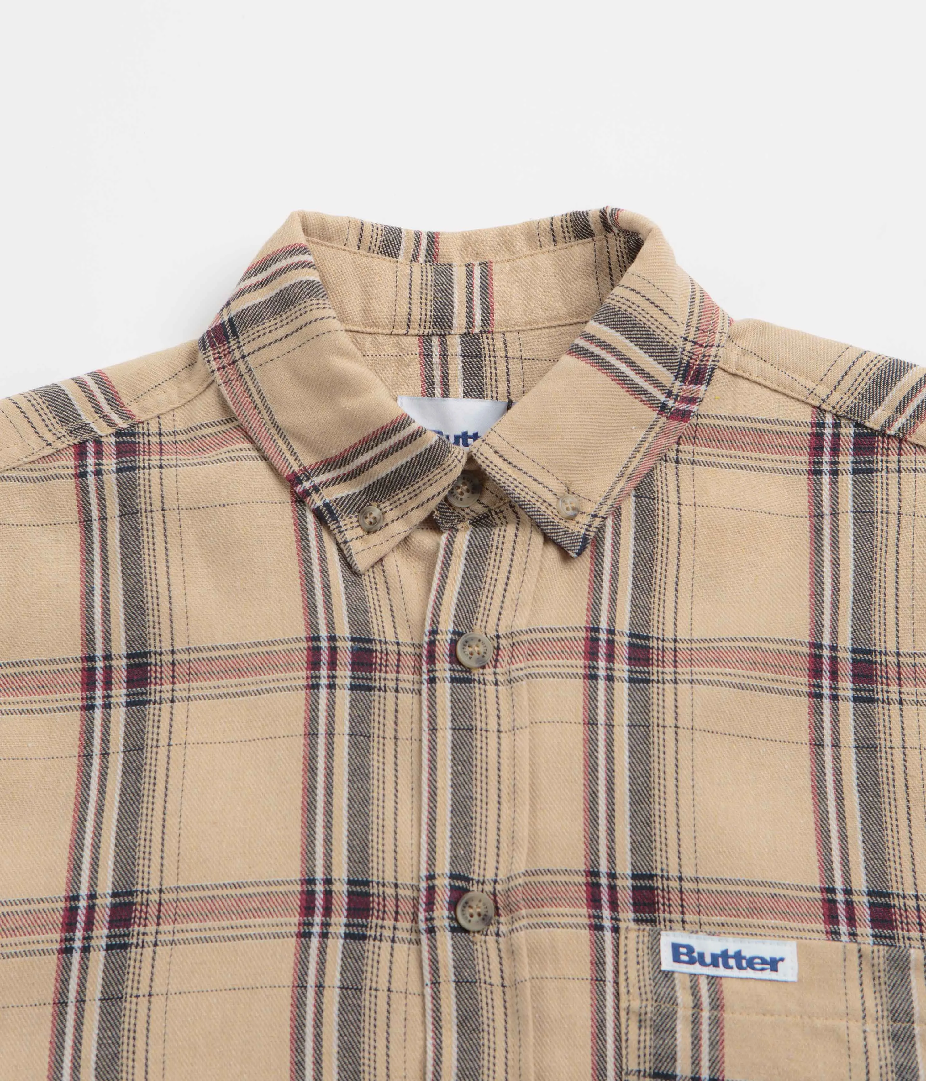 Butter Goods Bugs Flannel Shirt - Tan