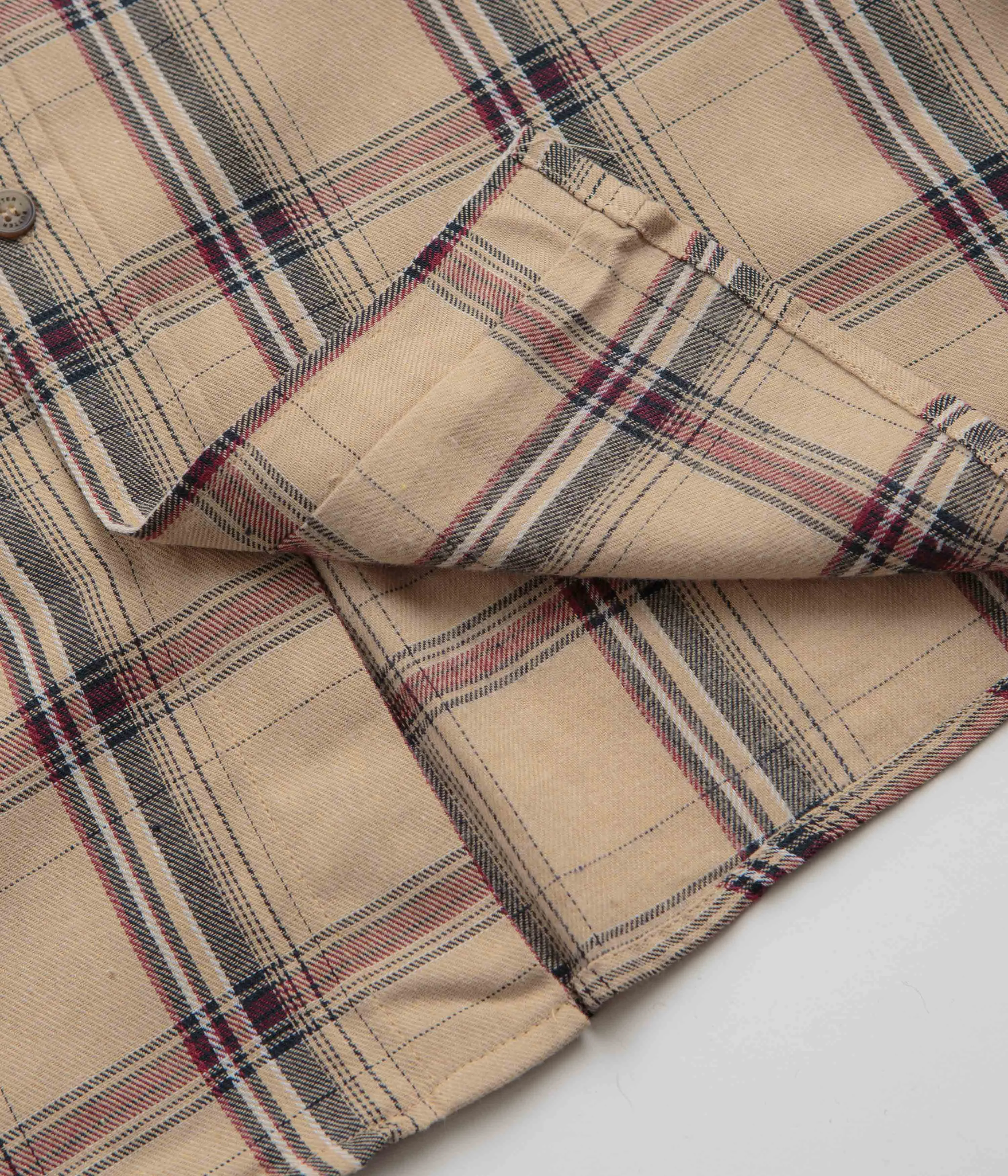 Butter Goods Bugs Flannel Shirt - Tan