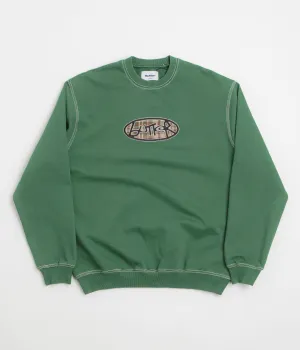 Butter Goods Crust Crewneck Sweatshirt - Washed Forest