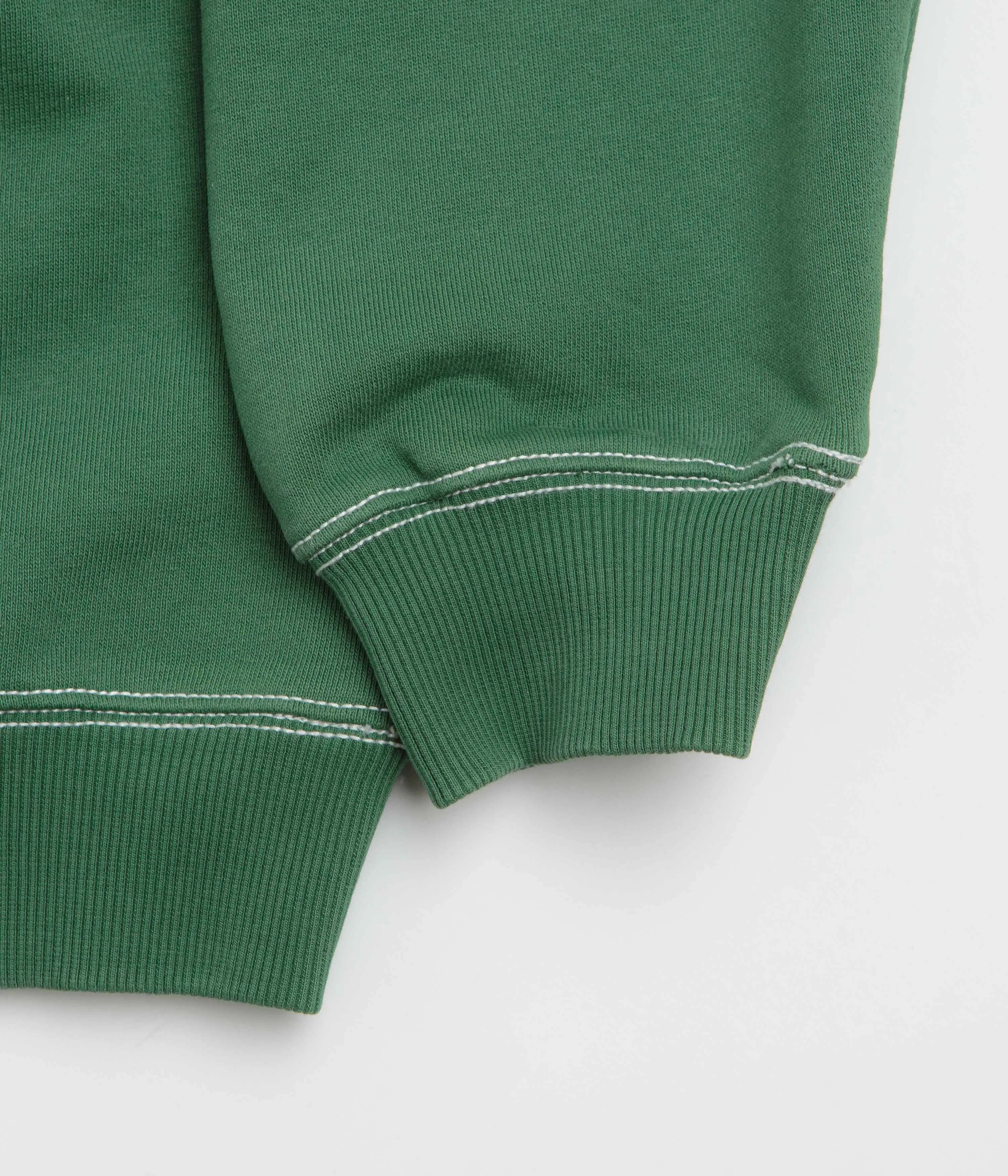 Butter Goods Crust Crewneck Sweatshirt - Washed Forest