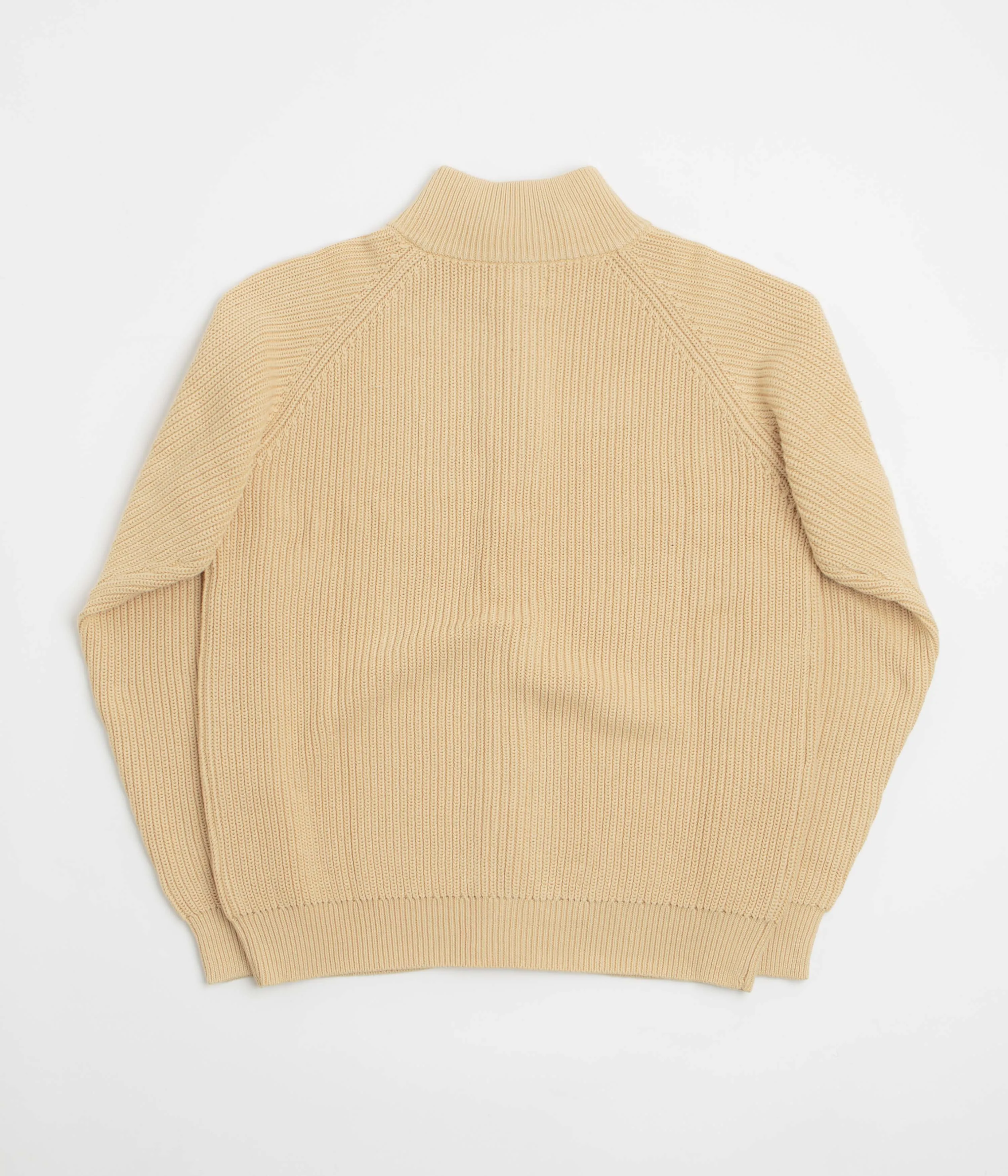 Butter Goods Dragon Zip-Thru Knit Sweatshirt - Sand