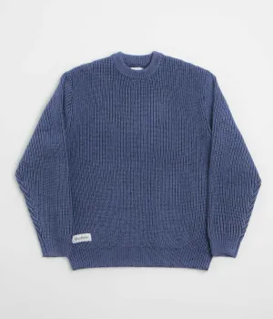 Butter Goods Drain Knit Sweatshirt - Midnight